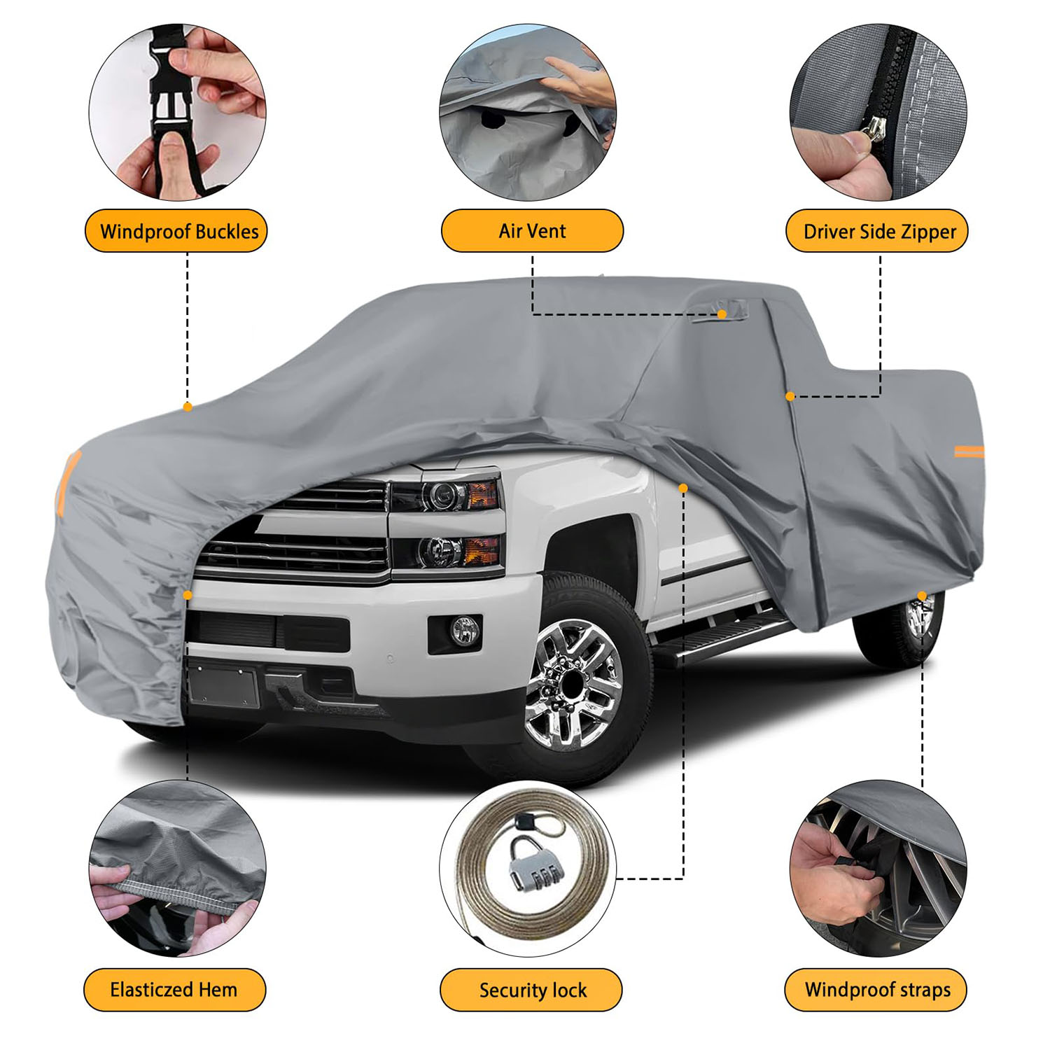 Covelta Truck Cover for 2019–2026 Chevy Silverado GMC Sierra Crew Cab 6.6ft Bed