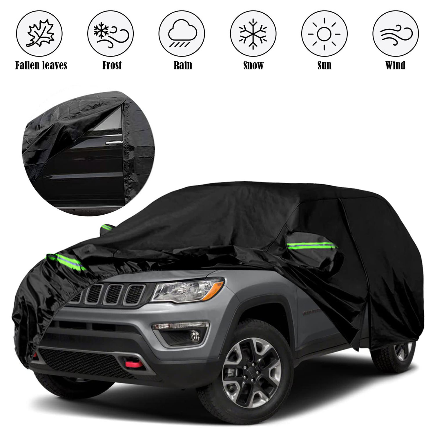 Covelta Full Car Cover for 2007–2026 Jeep Compass