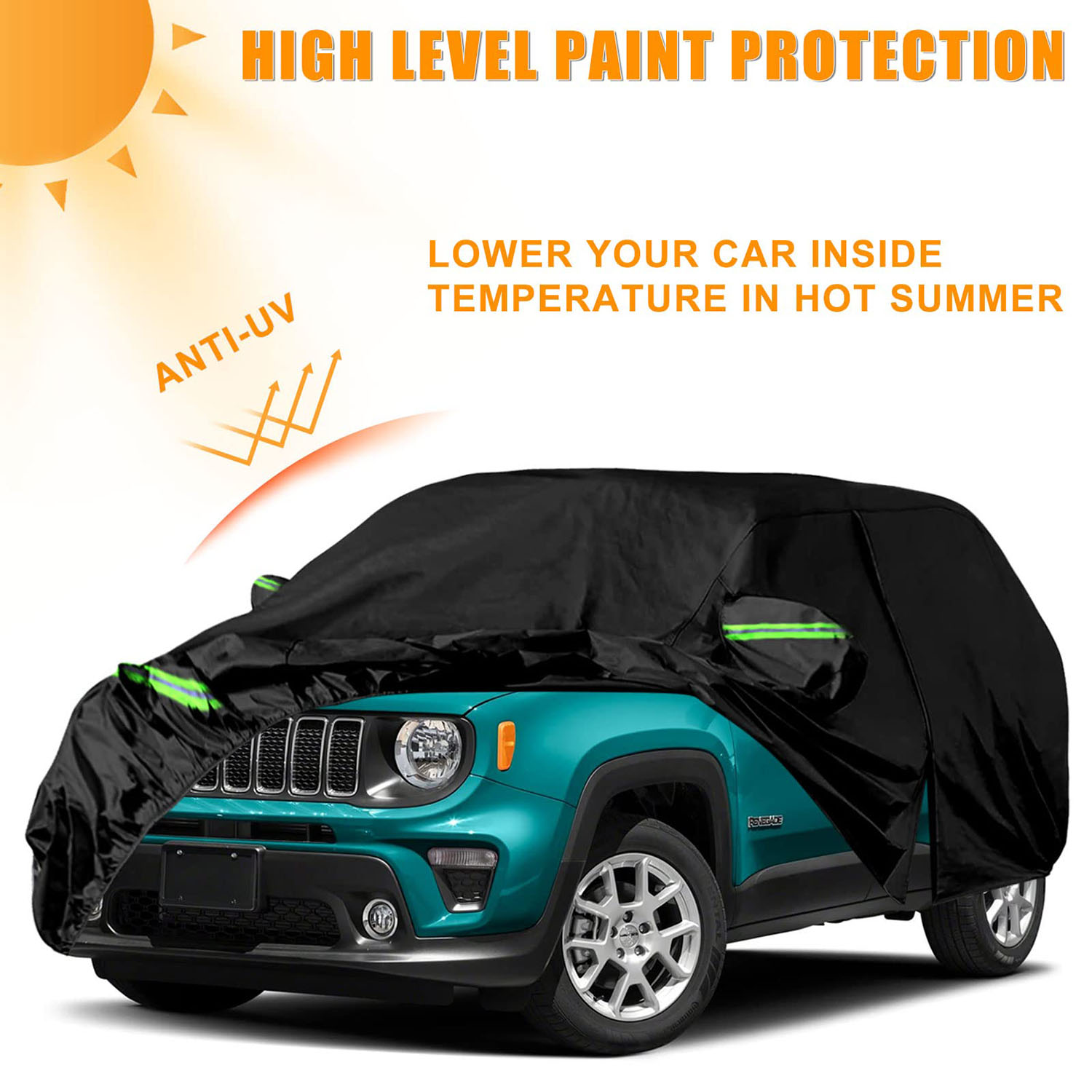 Covelta Full Car Cover for 2015–2026 Jeep Renegade