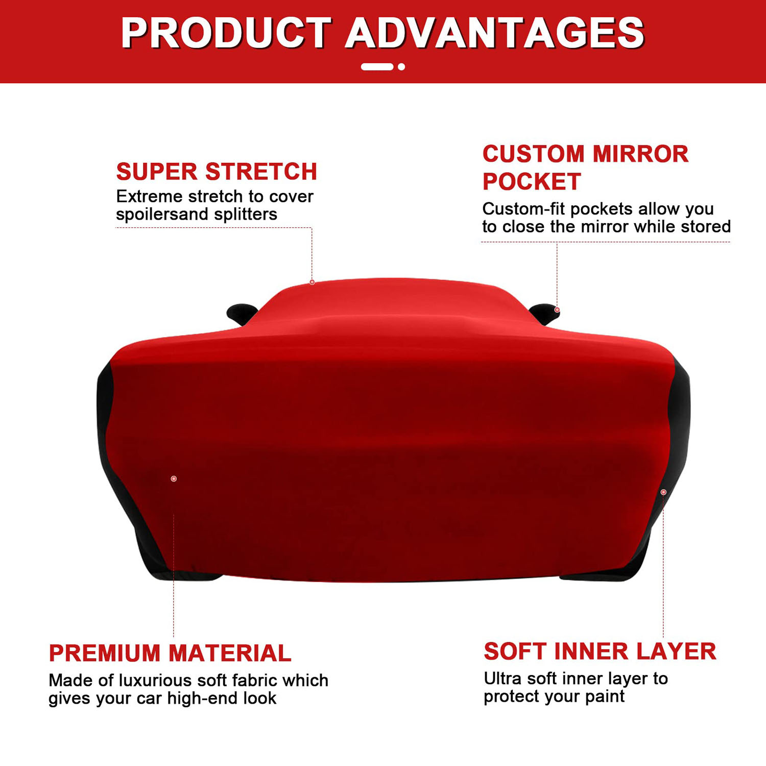 Covelta Indoor Car Cover for 2008–2026 Dodge Challenger