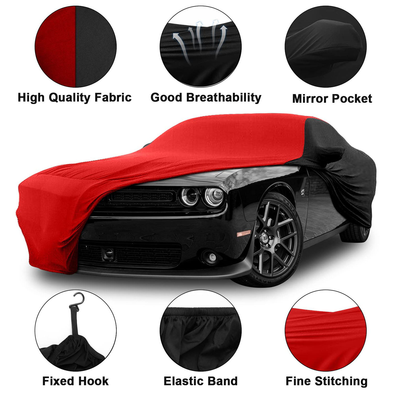 Covelta Indoor Car Cover for 2008–2026 Dodge Challenger