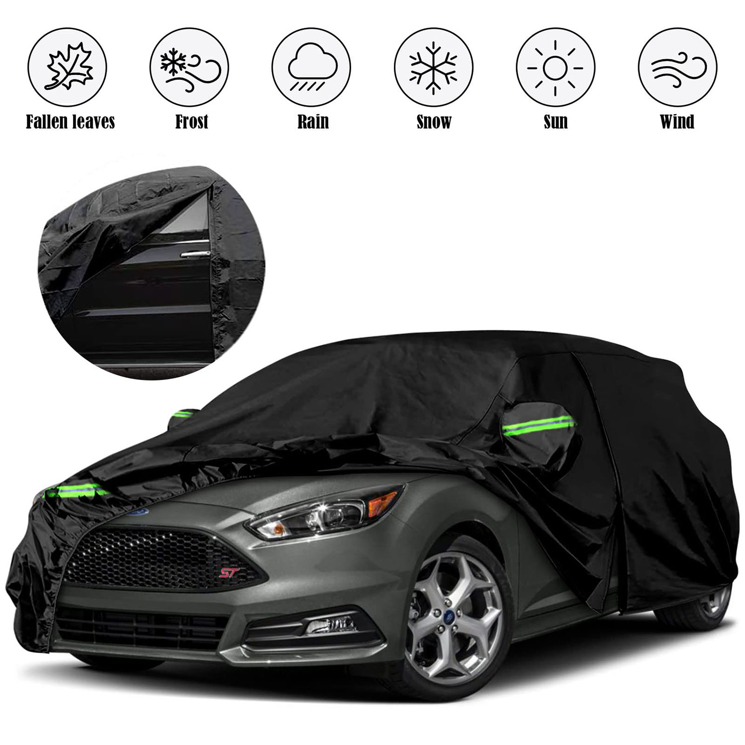 Covelta Full Car Cover for 1999–2025 Ford Focus Hatchback