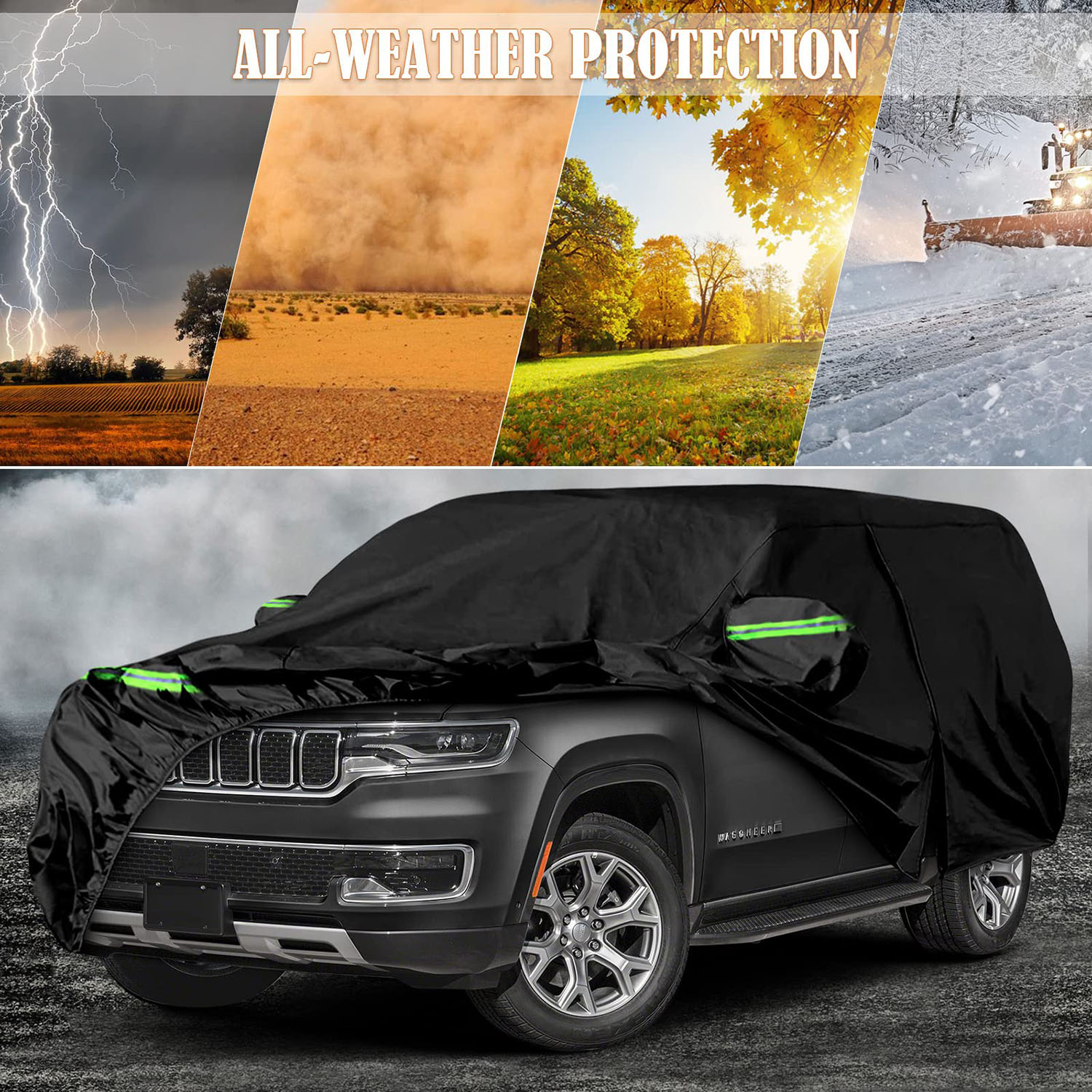 Covelta Full Car Cover for 2022–2026 Jeep Wagoneer / Grand Wagoneer