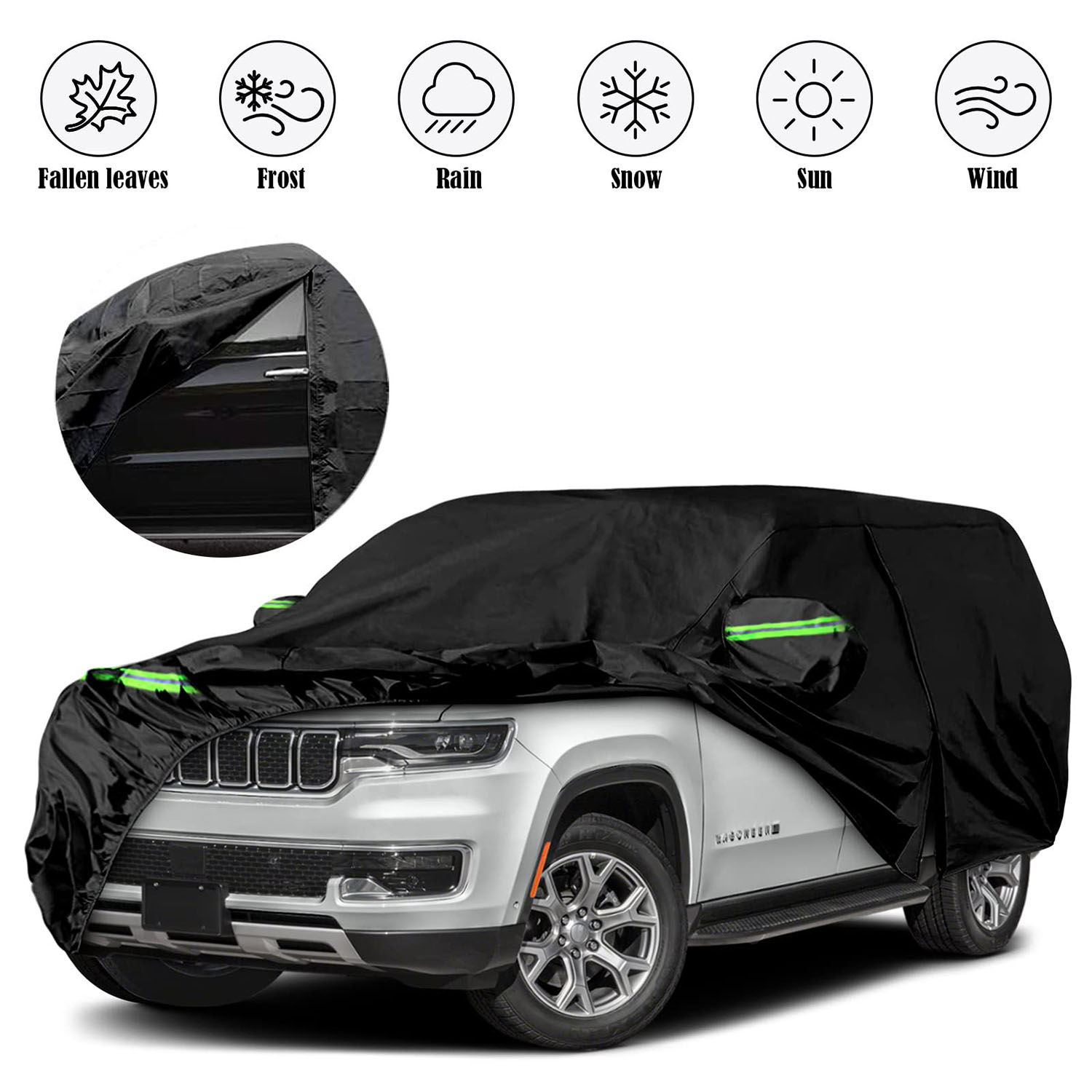 Covelta Full Car Cover for 2022–2026 Jeep Wagoneer L / Grand Wagoneer L