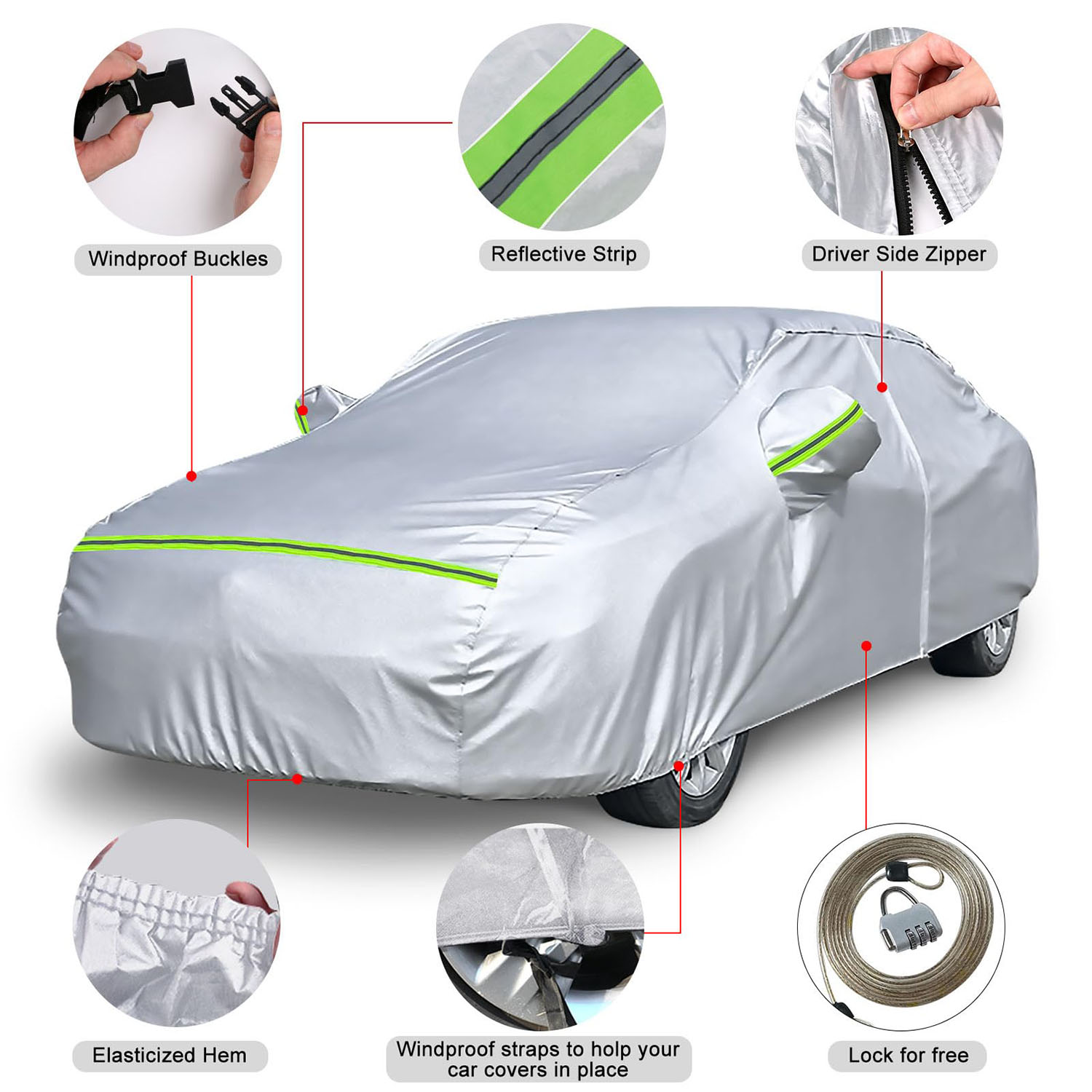Covelta Full Car Cover for 2007–2026 Toyota Camry