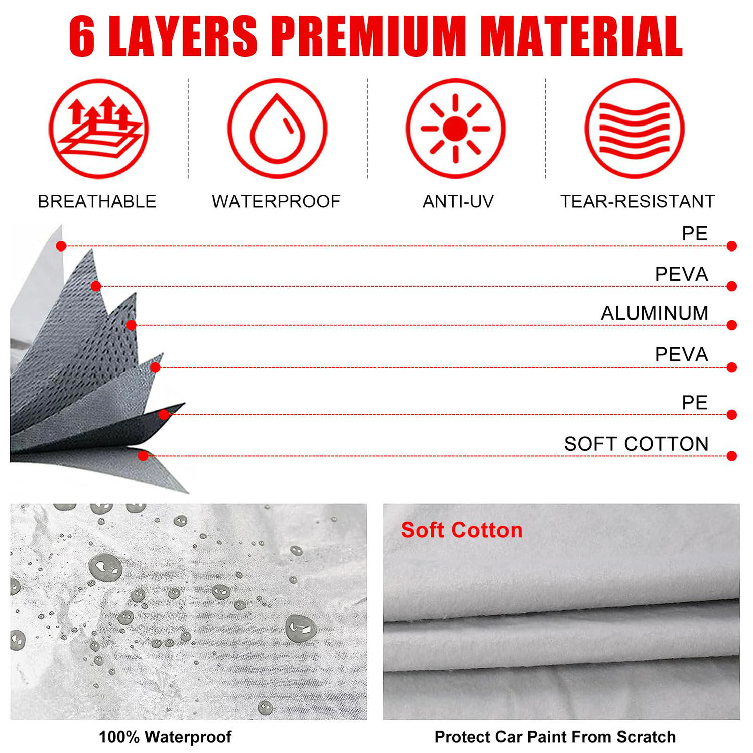 Covelta Full Car Cover for 1964–1978 Ford Mustang