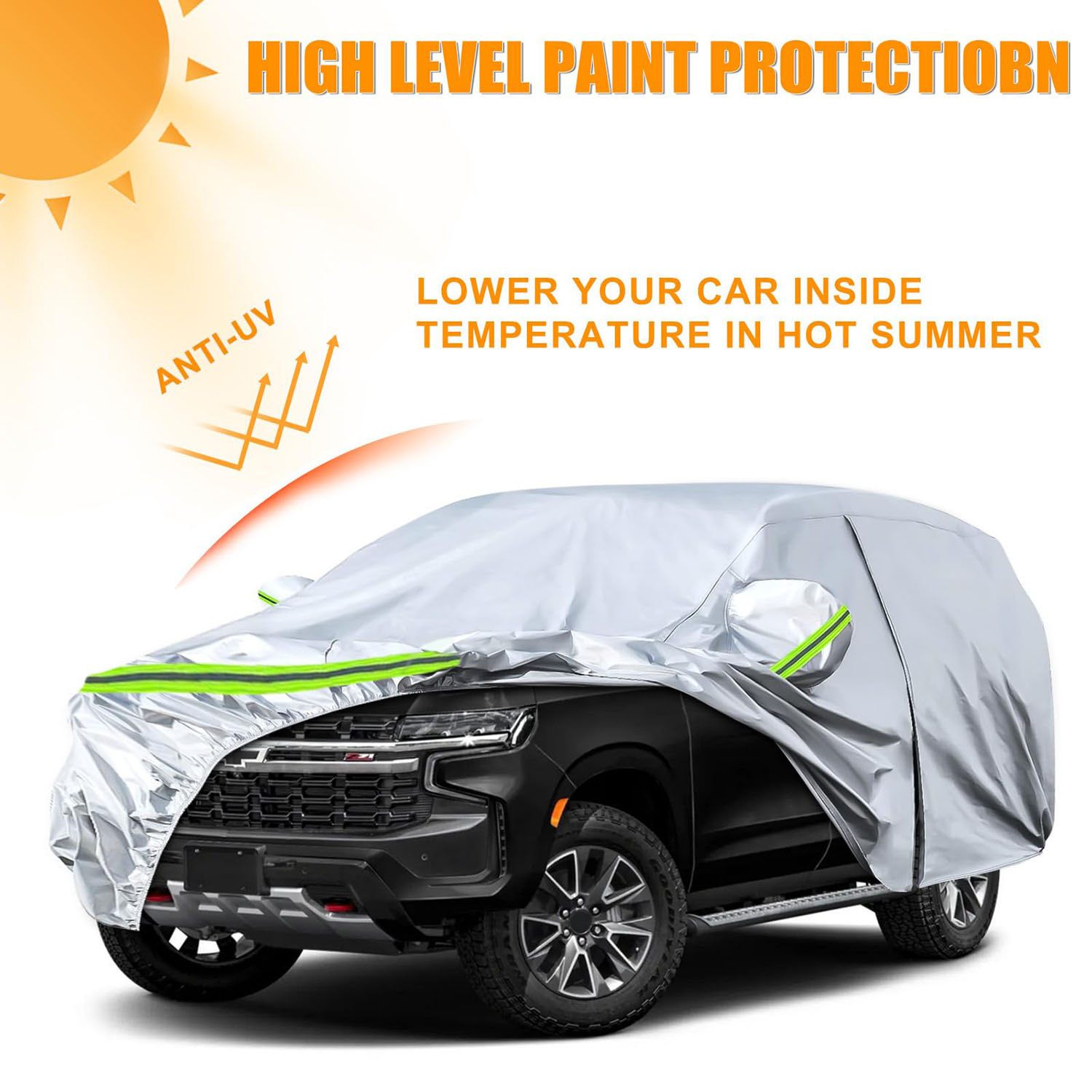 Covelta Full Car Cover for 2007–2026 Chevy Tahoe GMC Yukon Cadillac Escalade