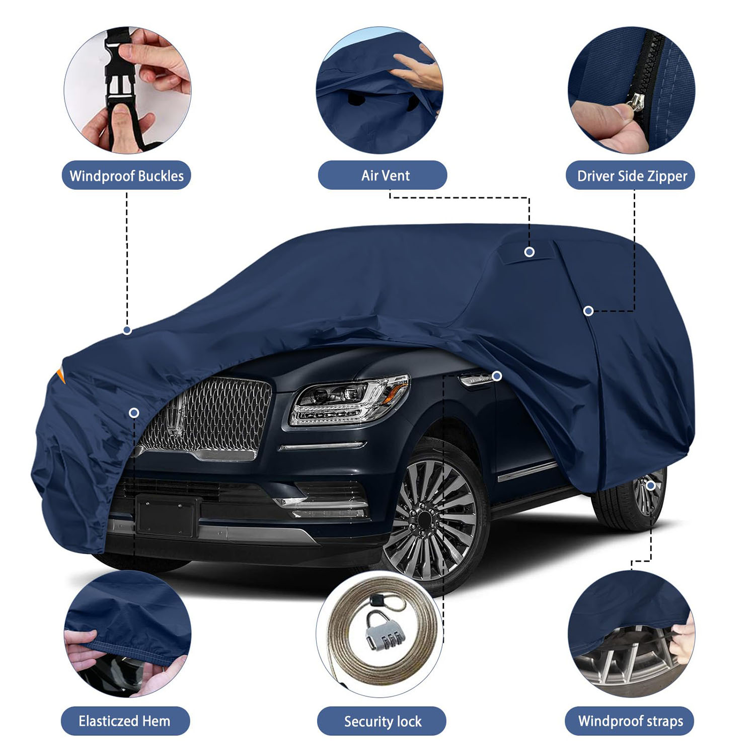 Covelta Car Covers Replace for 2007-2026 Ford Expedition EL/MAX/Lincoln Navigator L