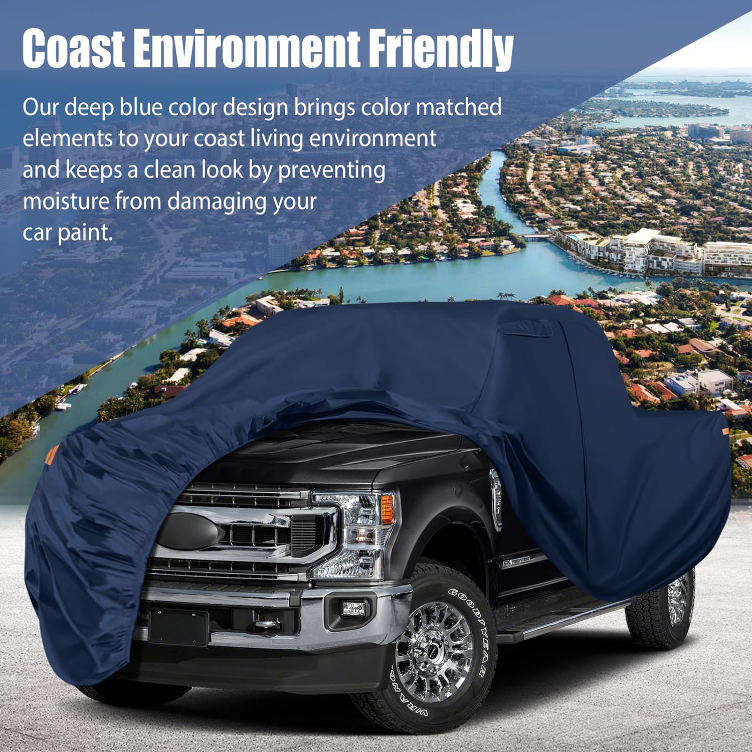 Covelta Waterproof Truck Covers Replace for F-Series/Silverado/Ram CrewCab 6.5 ft