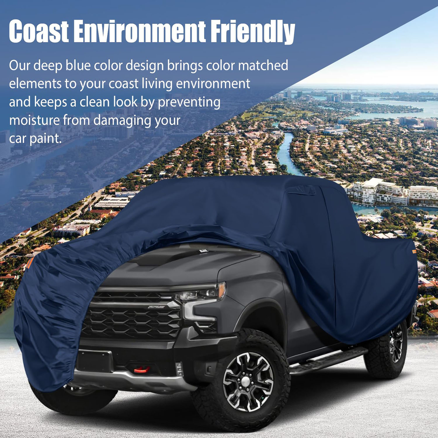 Covelta Waterproof Truck Covers Replace for F-Series/Silverado/Ram CrewCab 5.5 ft