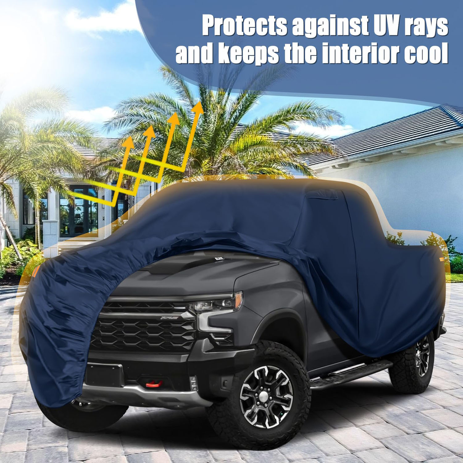 Covelta Waterproof Truck Covers Replace for F-Series/Silverado/Ram CrewCab 5.5 ft