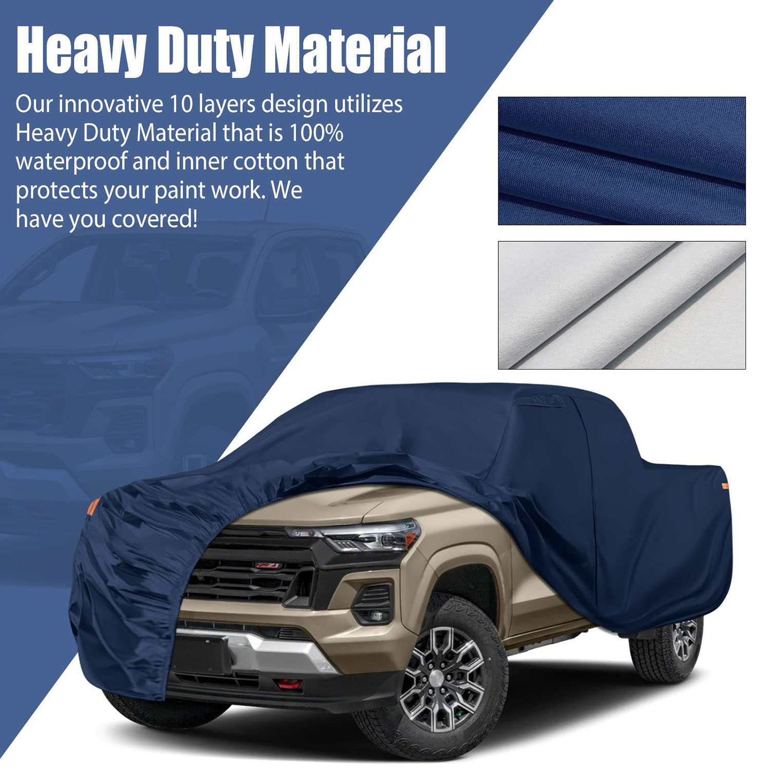 Covelta Waterproof Truck Covers Replace for 2005-2026 Toyota Tacoma Double Cab 5ft 