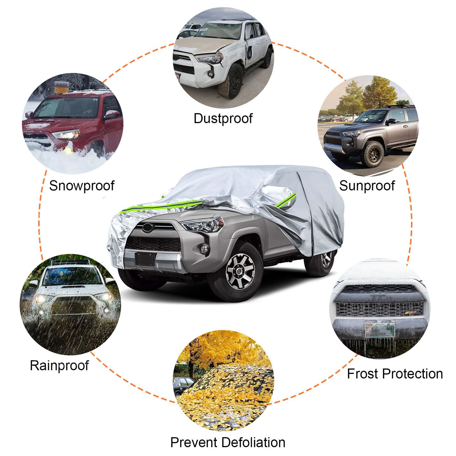 Covelta Full Car Cover for 2002–2026 Toyota 4Runner