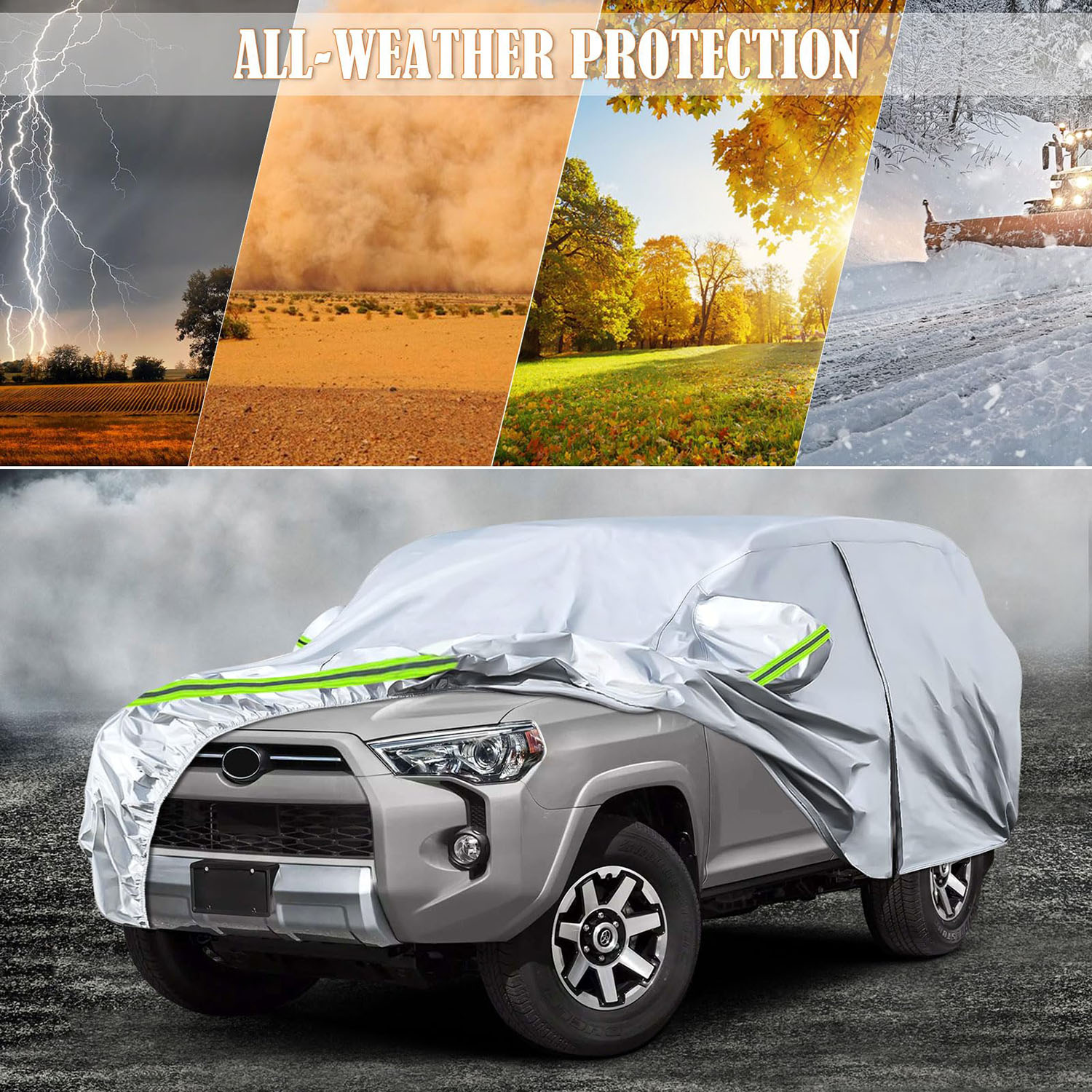Covelta Full Car Cover for 2002–2026 Toyota 4Runner