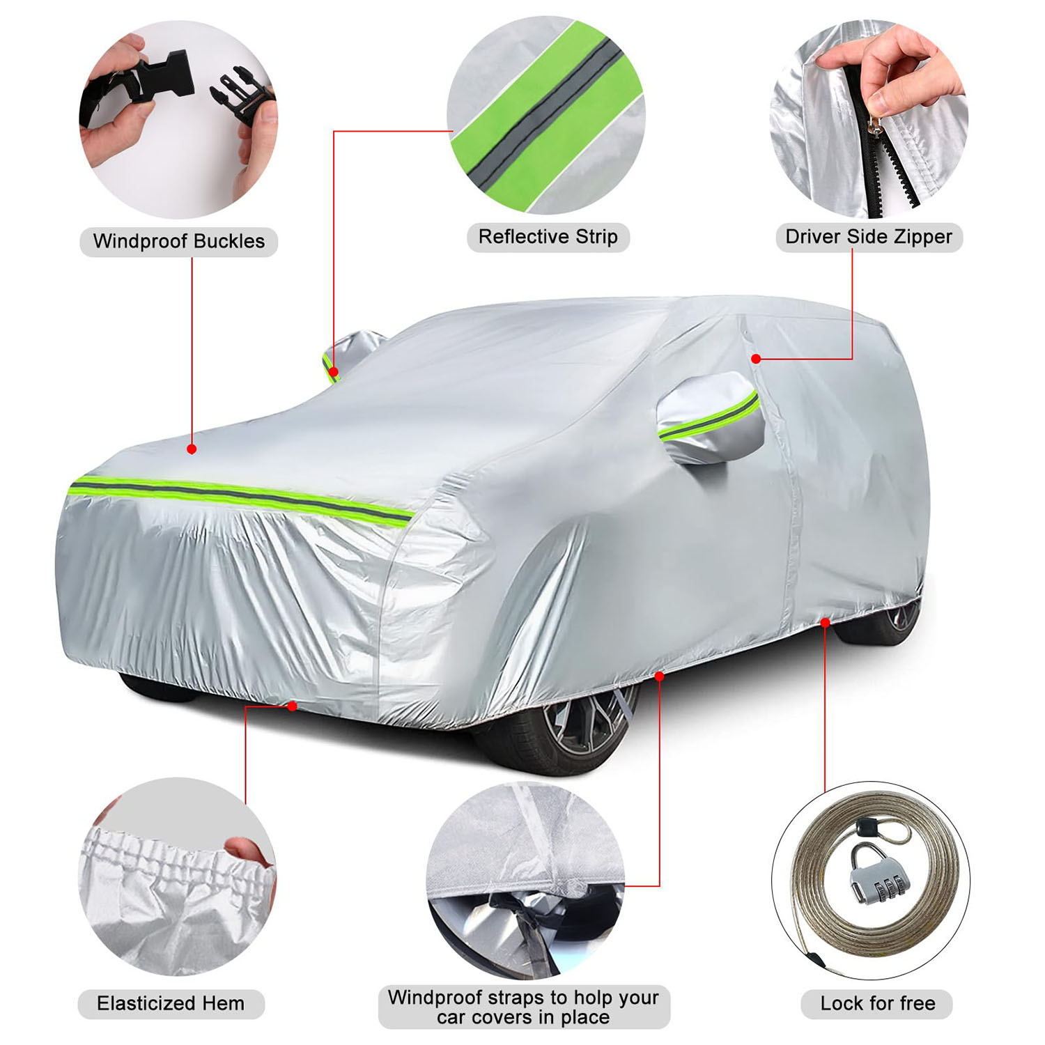 Covelta Full Car Cover for 2013–2026 Toyota RAV4