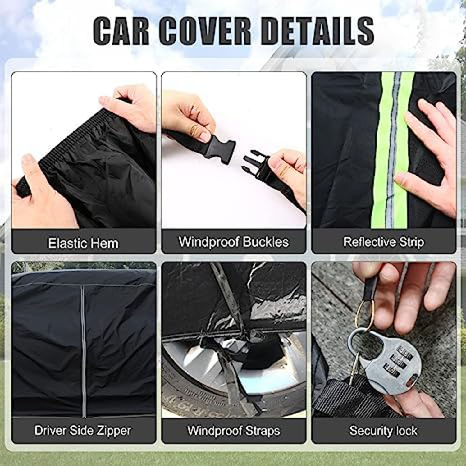 Covelta Car Cover for Chevy Express & GMC Savana Cargo Van Extended Length LWB