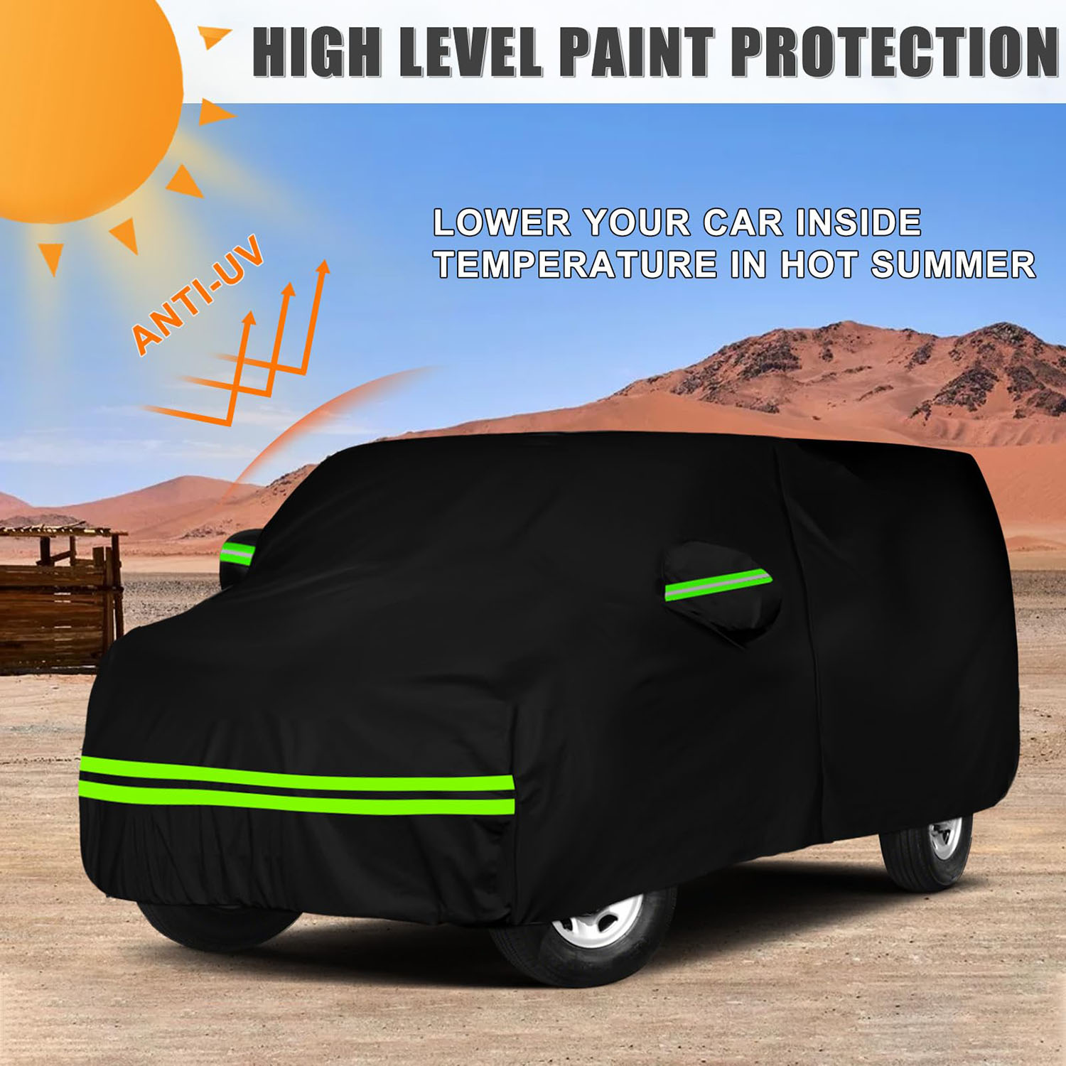 Covelta Car Cover for Chevy Express & GMC Savana Cargo Van Extended Length LWB