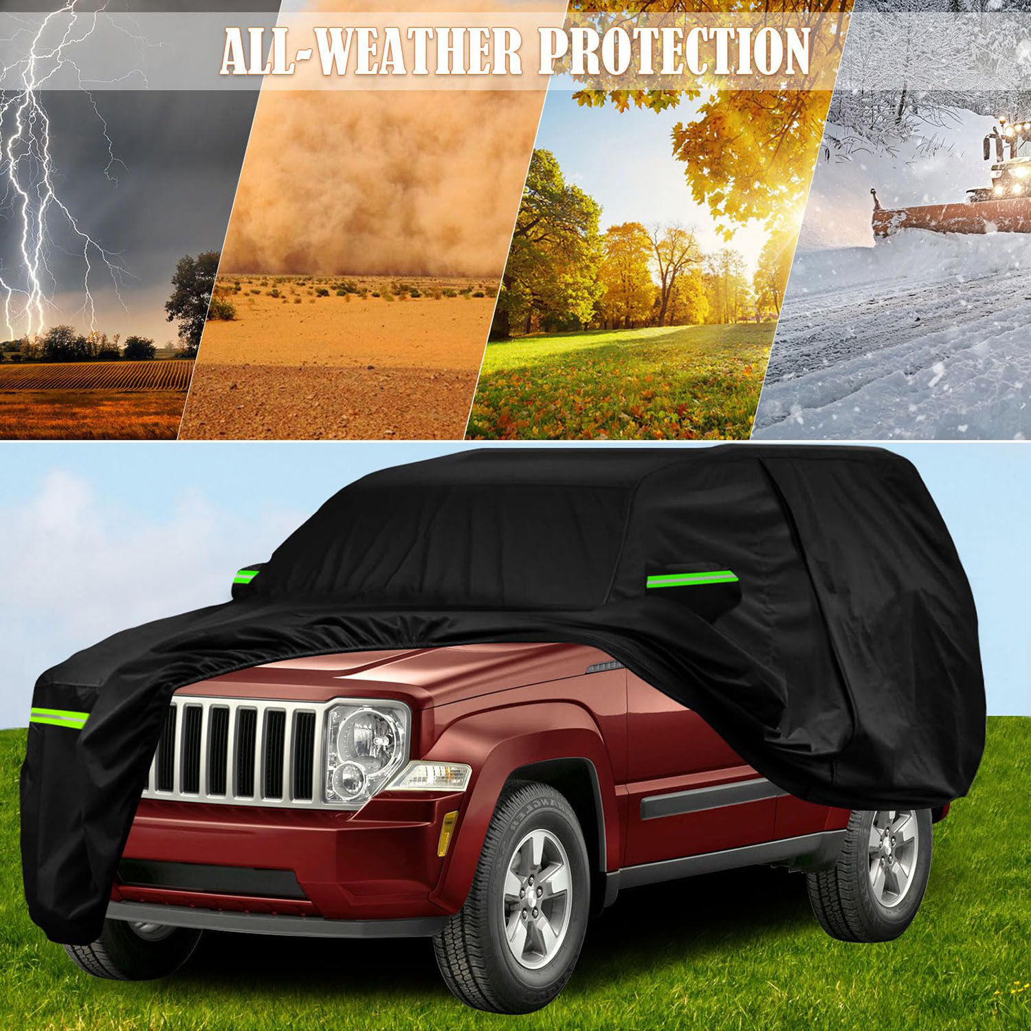 Covelta Full Car Cover for Jeep Liberty 2001-2013