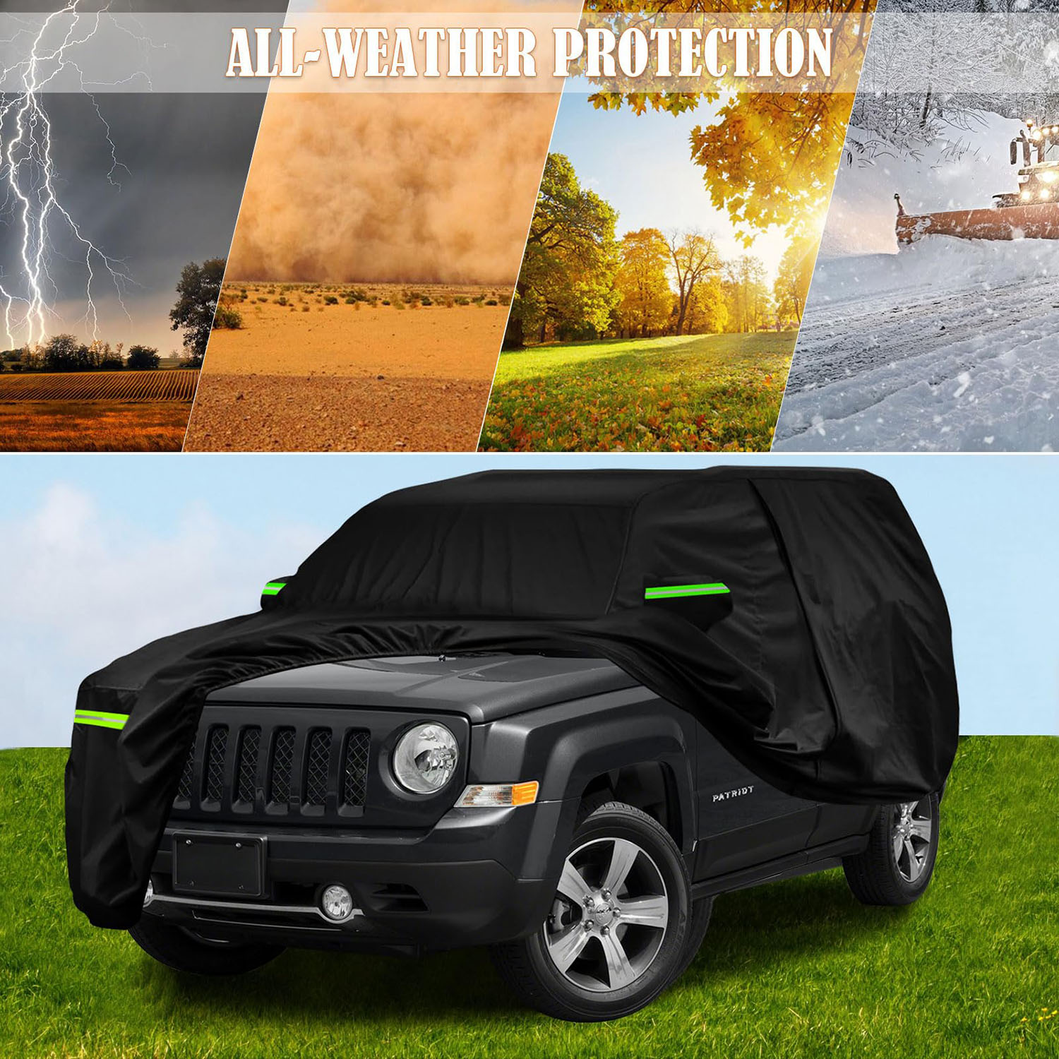 Covelta Full Car Cover for Jeep Patriot 2006-2017