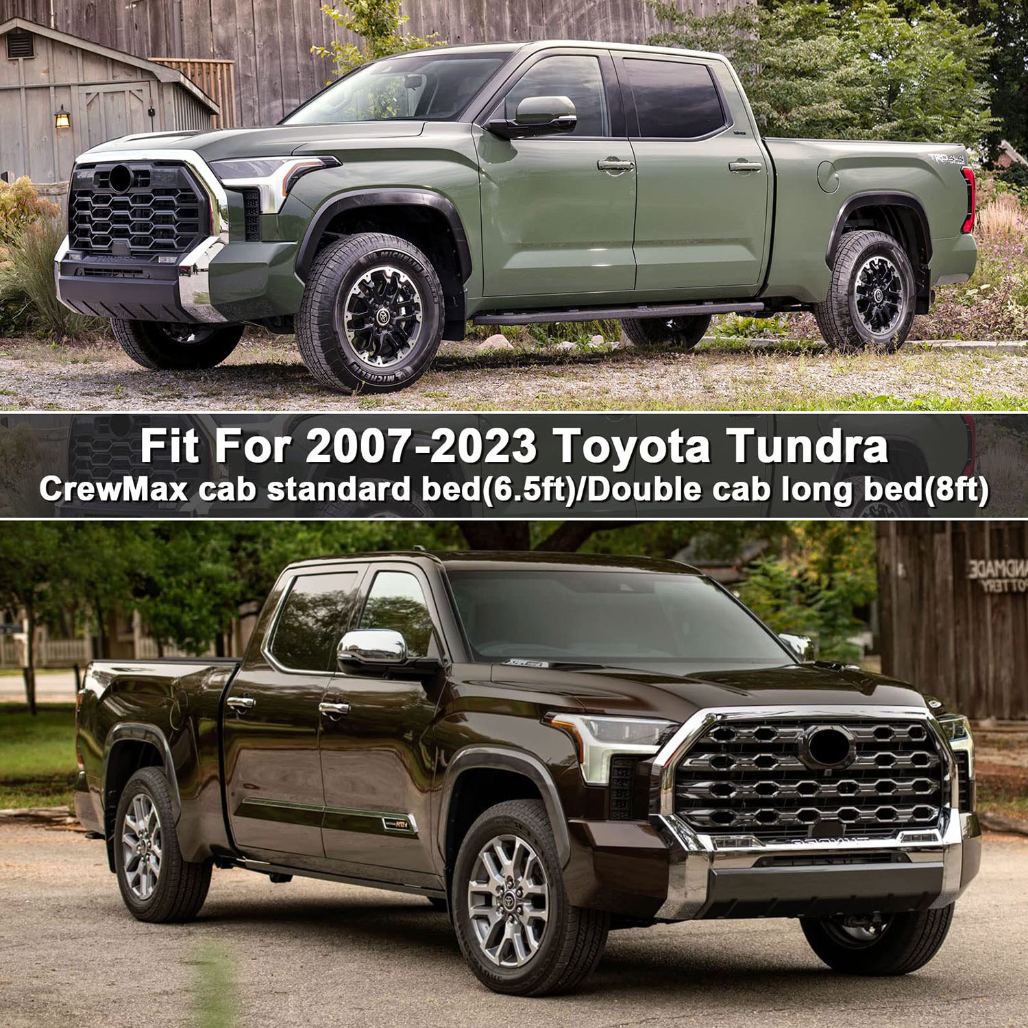 Covelta Truck Cover for 2007-2025 Toyota Tundra CrewMax & Double Cab Pickup Trucks