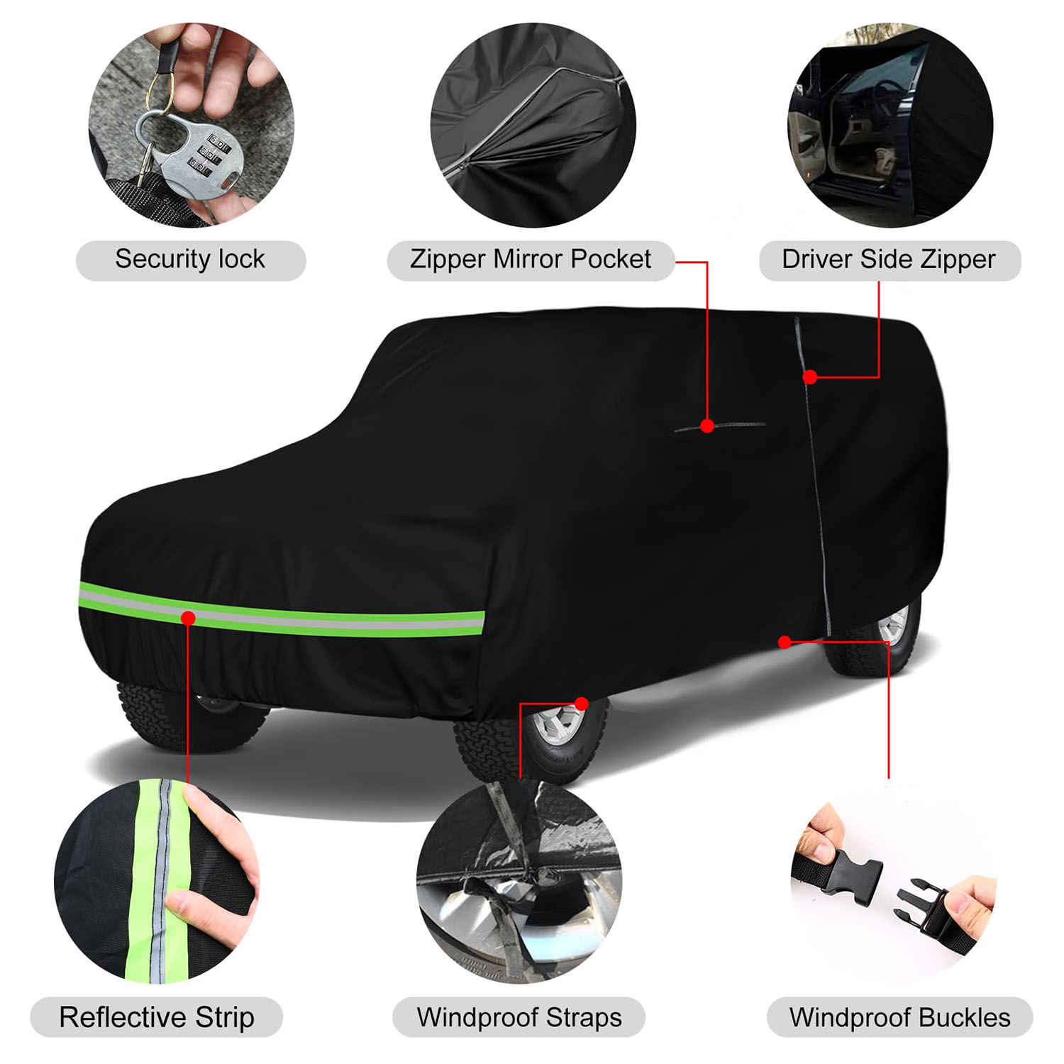 Covelta Full Car Cover for Ford Bronco 1978-1996