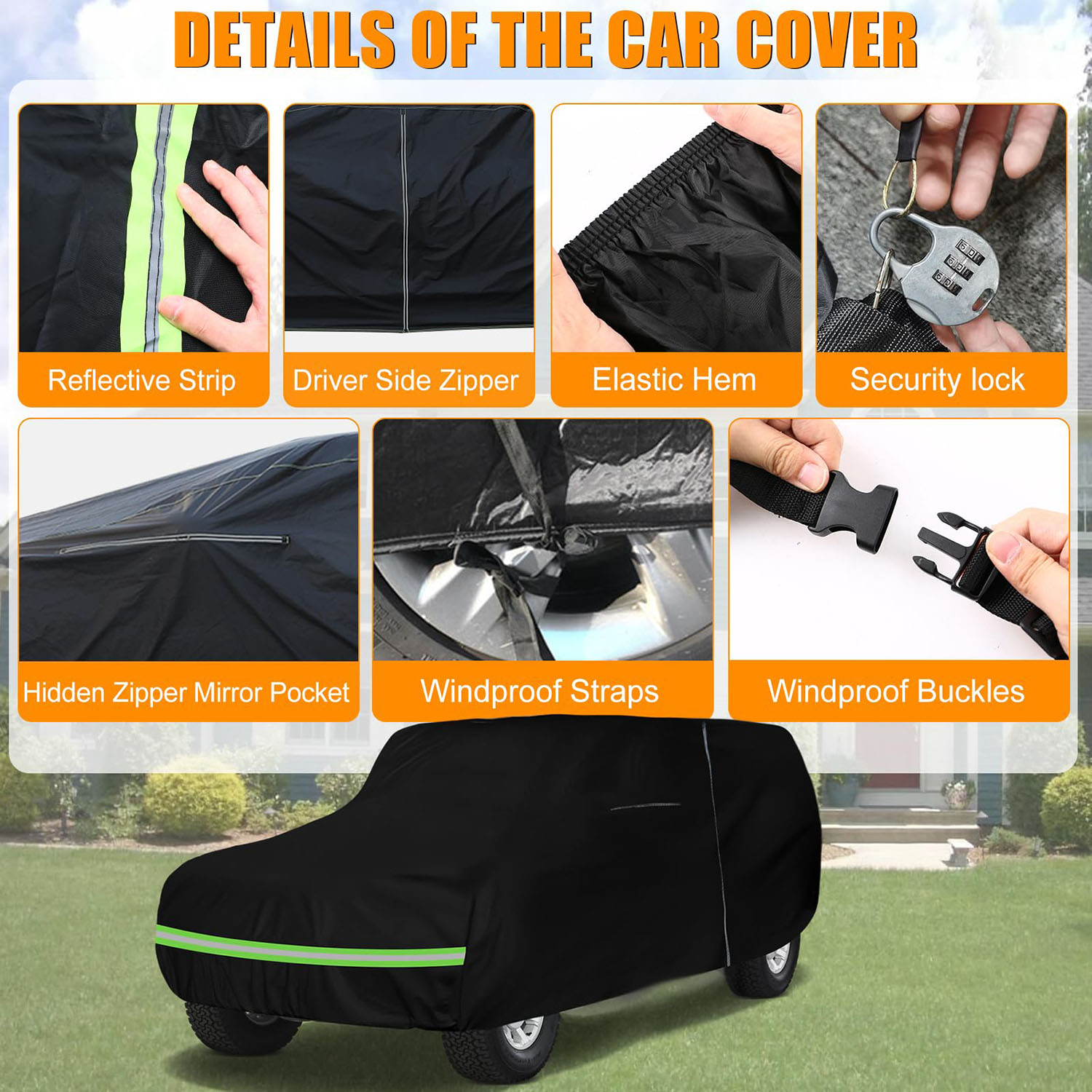 Covelta Full Car Cover for Ford Bronco 1978-1996