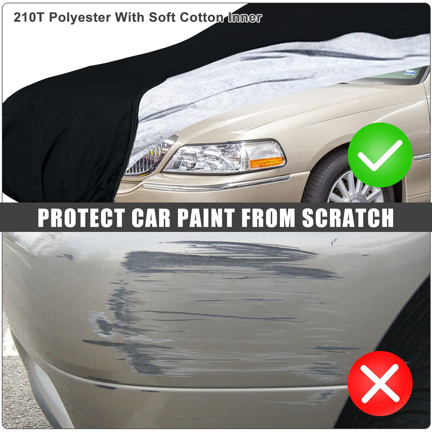Covelta Full Car Cover for Lincoln Town Car 1998-2011