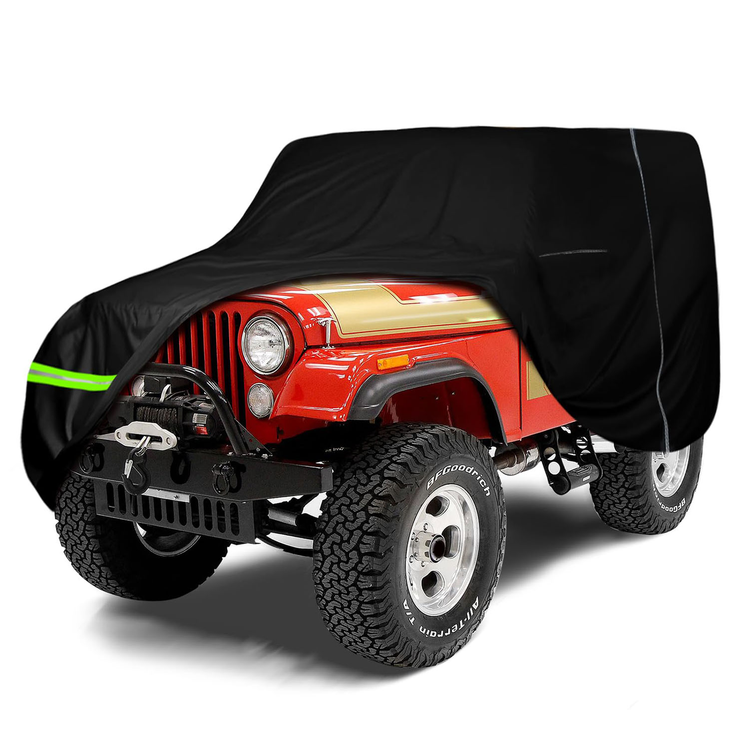 Covelta Full Car Cover for Jeep CJ-5 2-Door SUV 1954-1983