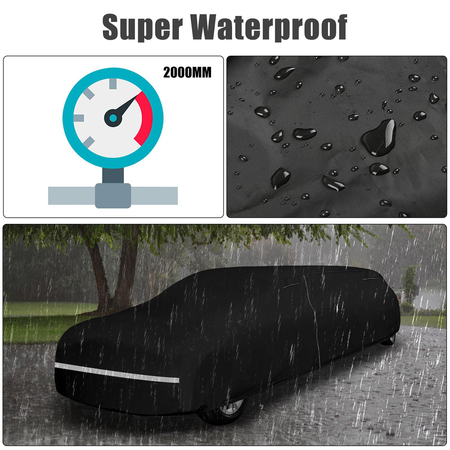 Covelta Car Cover for Cadillac/Chrysler/Lincoln Limousine 26-28ft