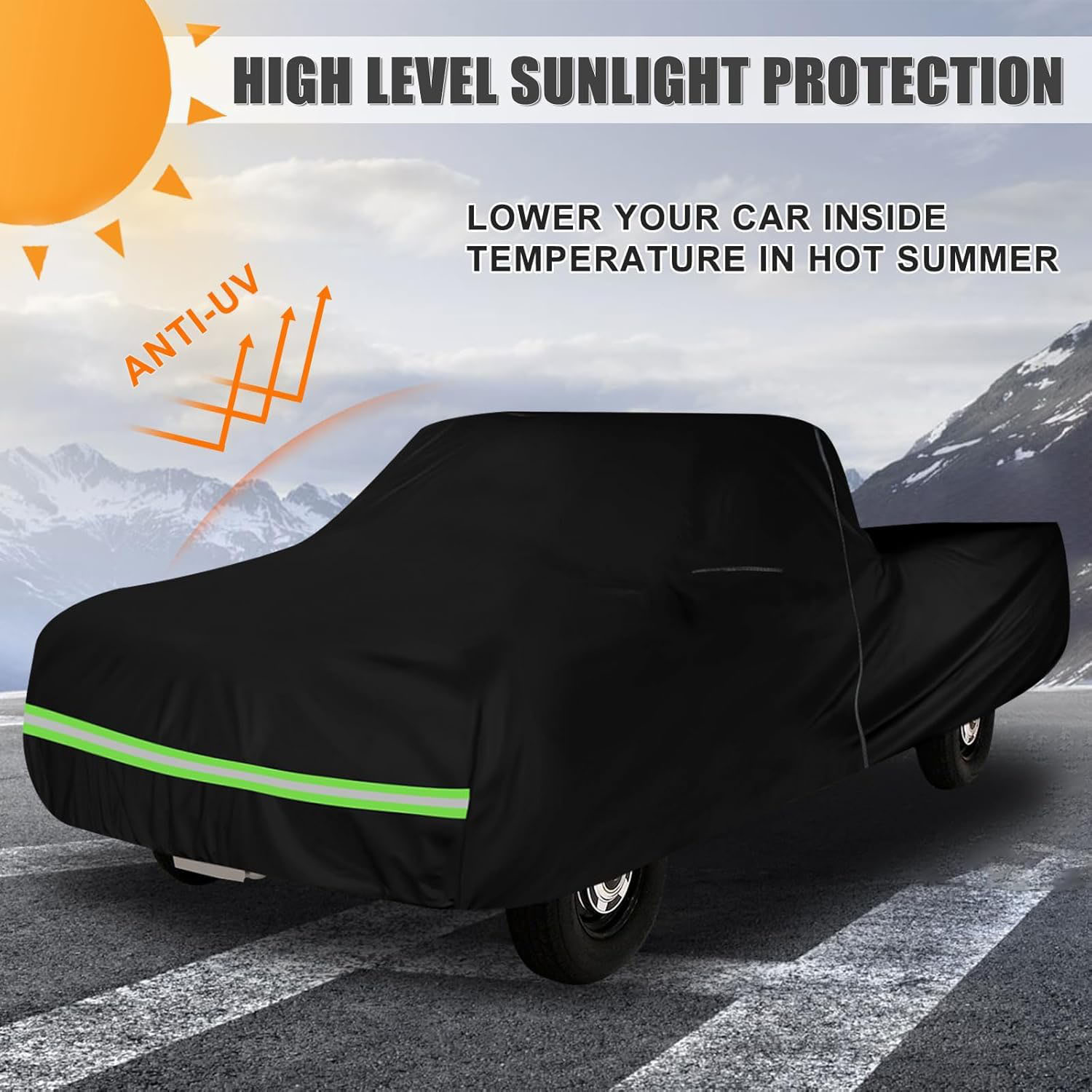Covelta Full Truck Cover for Dodge Ram D/W Series D100/D150/D200/D250/D300 8ft Bed 1972-1993