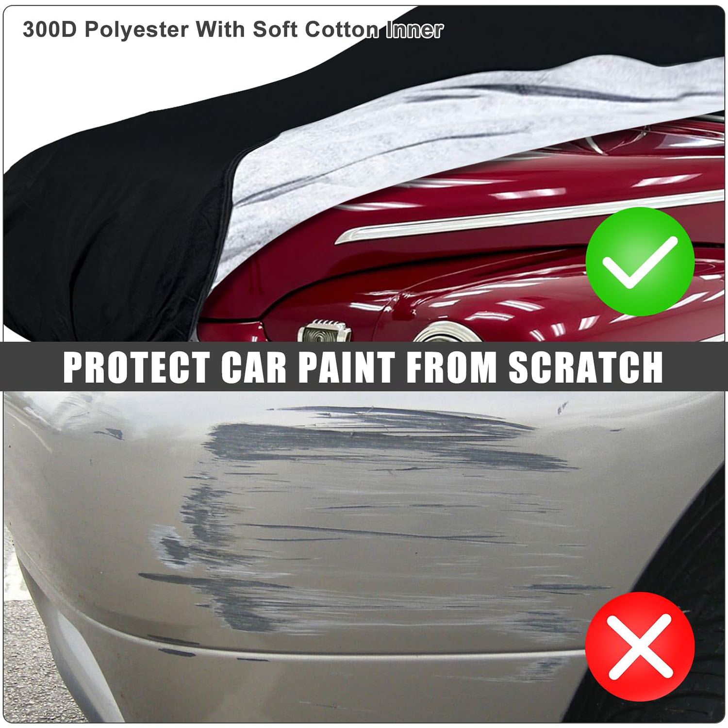 Covelta Full Car Cover for Ford/Chevy Deluxe Custom Coupe Sedan 1941-1949