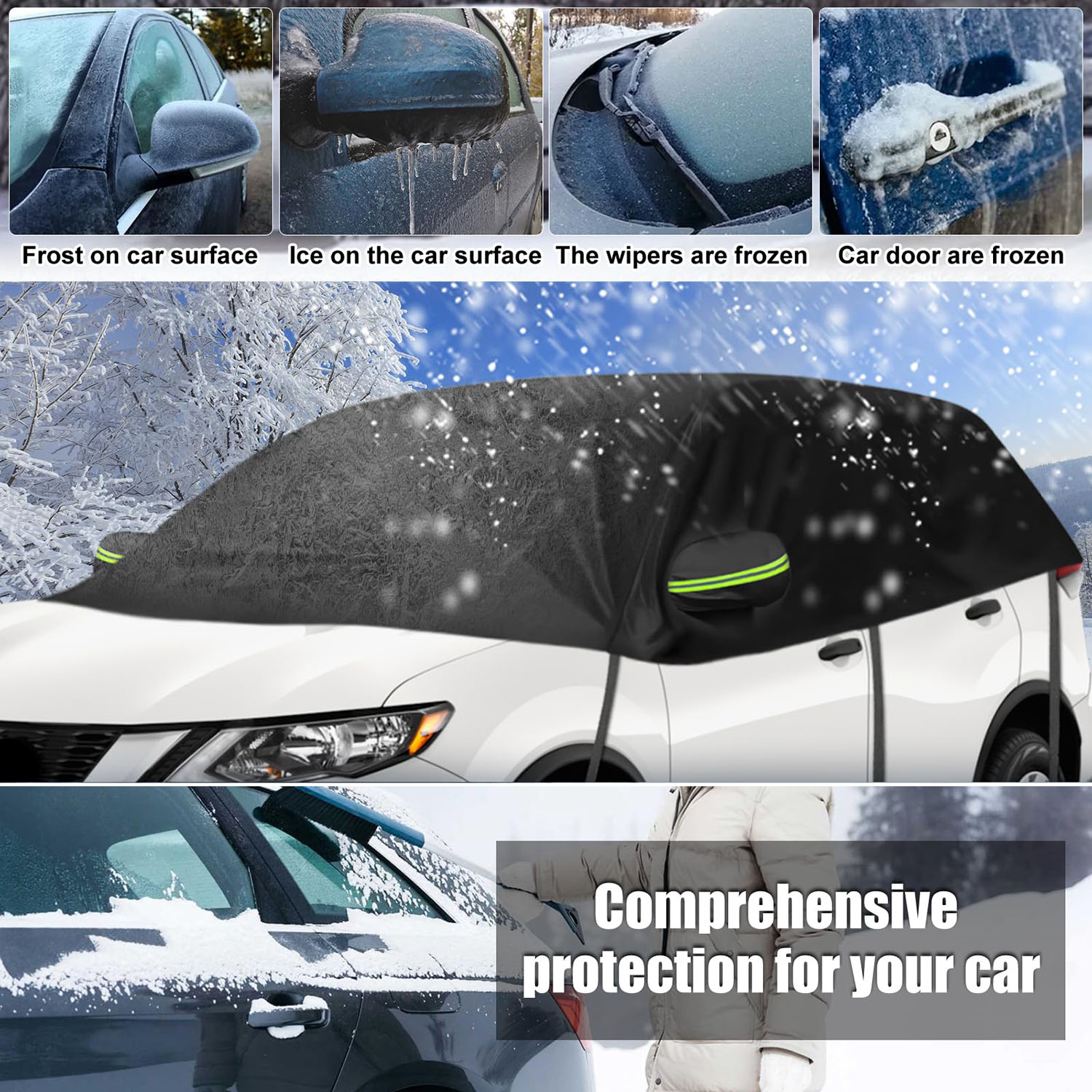 Covelta Half Car Cover for Nissan Rogue 2008-2025