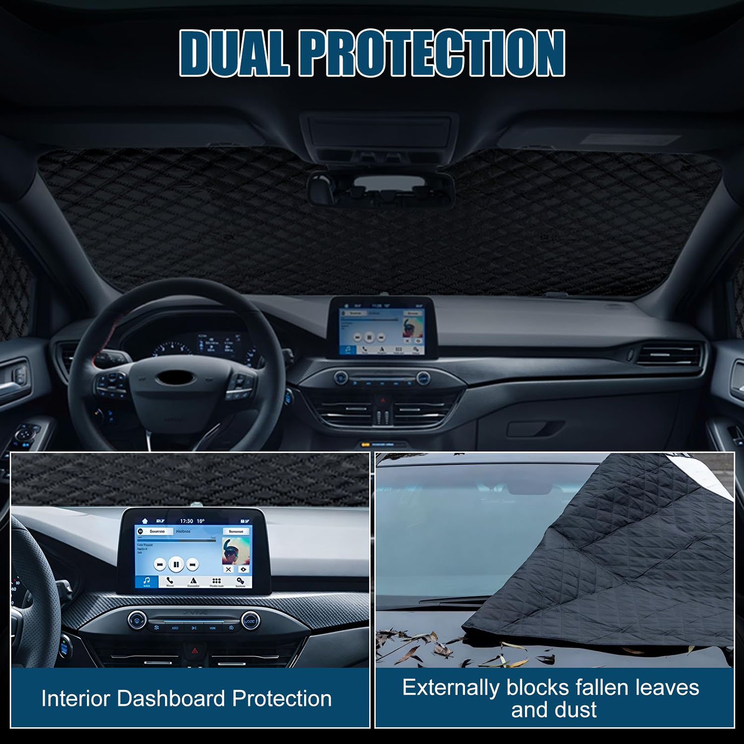 Covelta Windshield Cover for Ford F-150 F-250 Super Duty 2015-2026