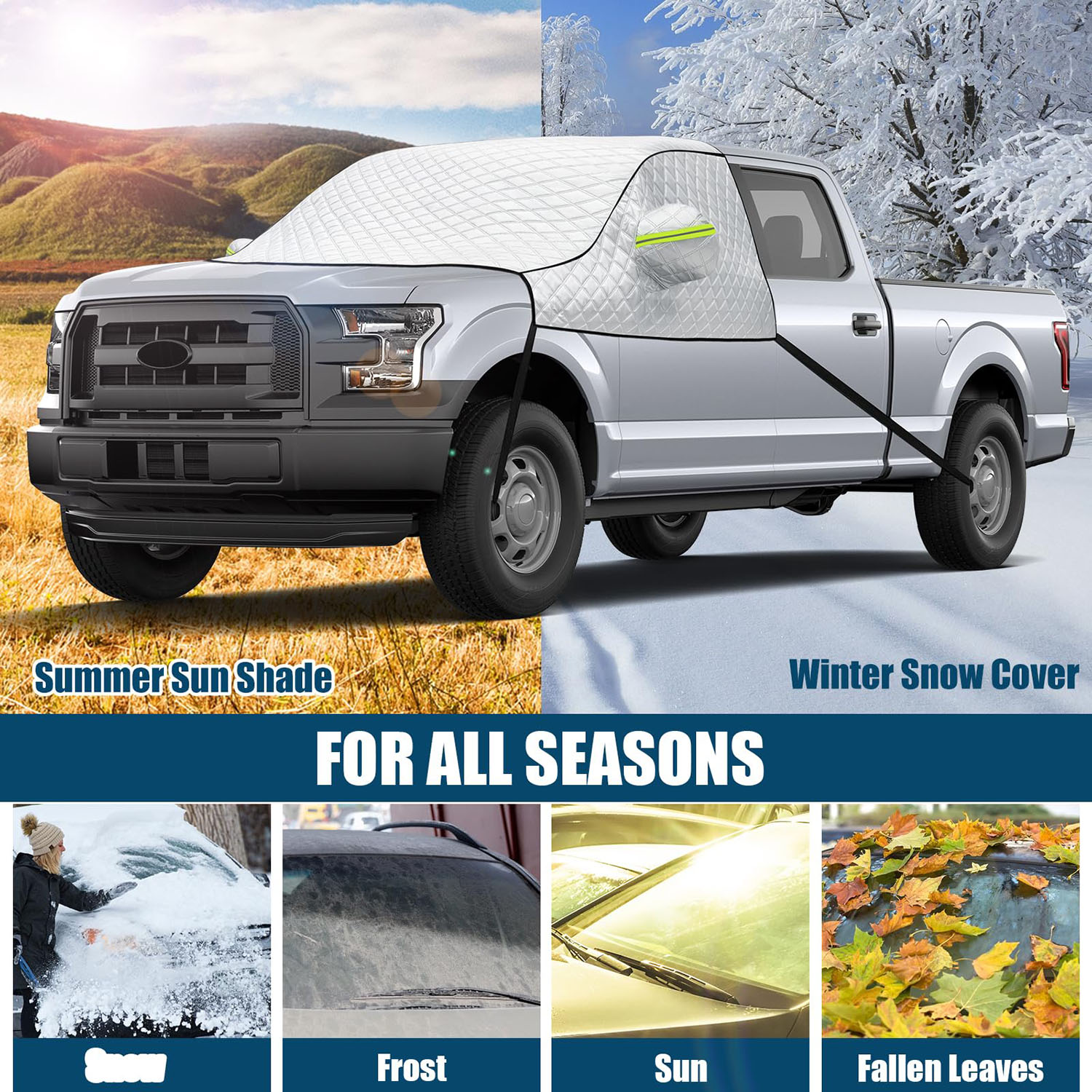 Covelta Windshield Cover for Ford F-150 F-250 Super Duty 2015-2026