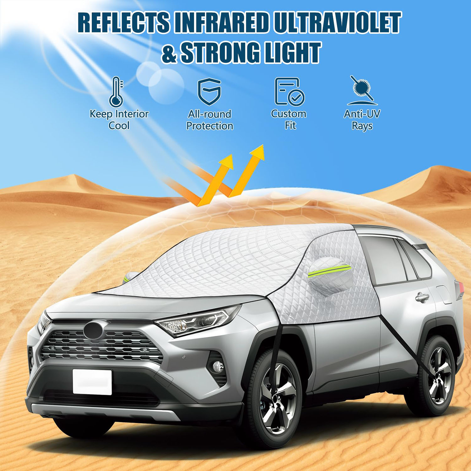 Covelta Windshield Cover for Toyota RAV4 2013-2026
