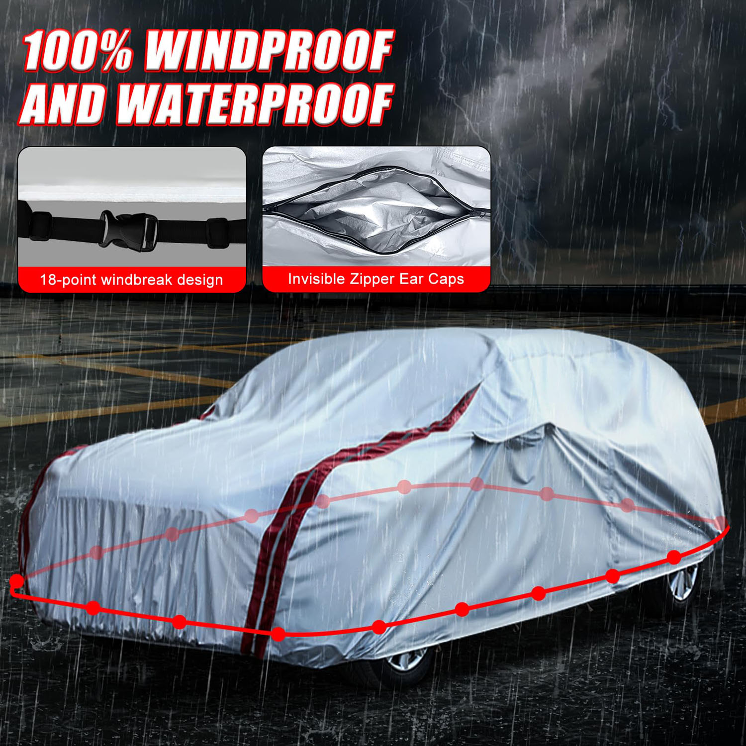 Covelta Full Car Cover for 2011–2021 Jeep Grand Cherokee