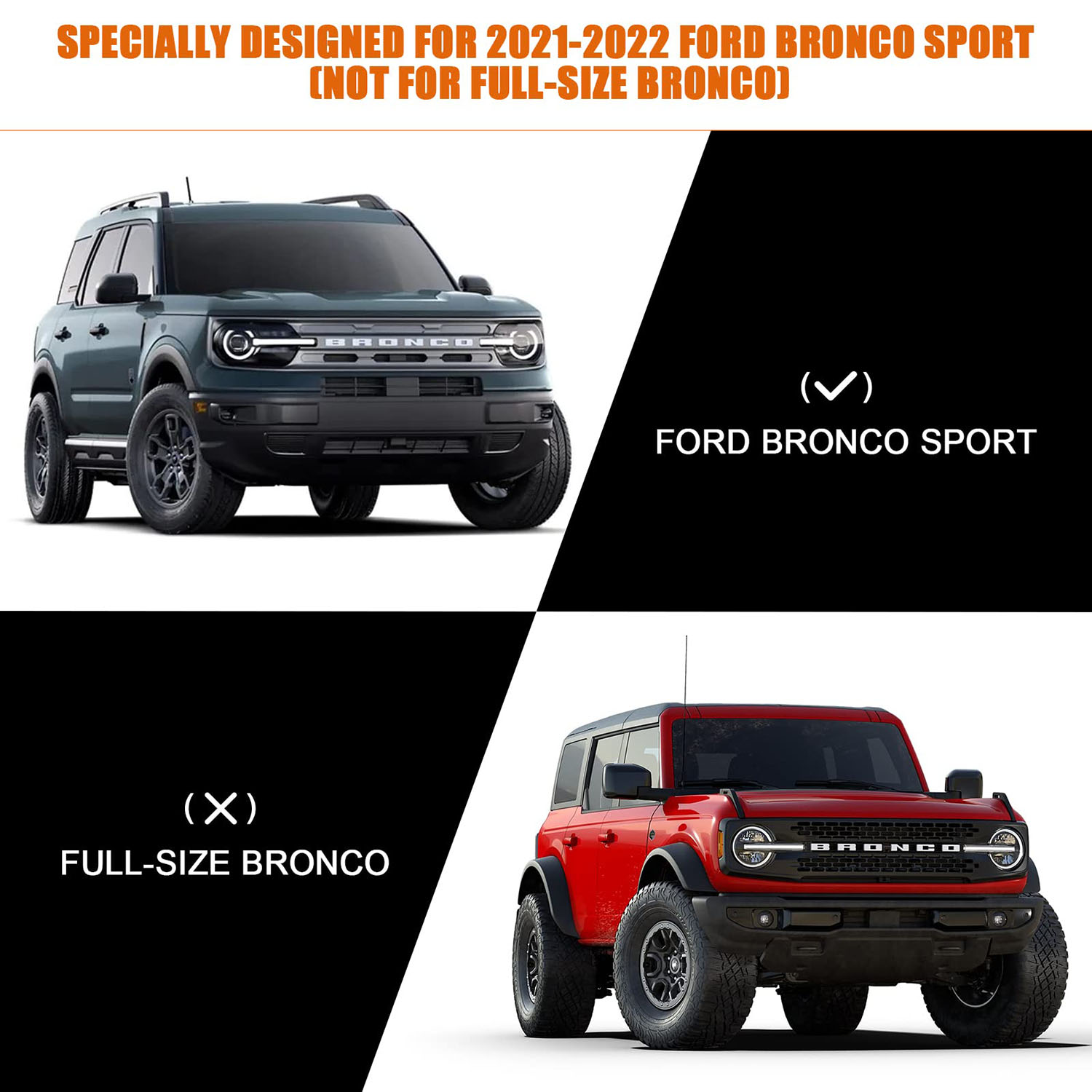 Covelta Waterproof Car Cover for 2021–2026 Ford Bronco 2 Door