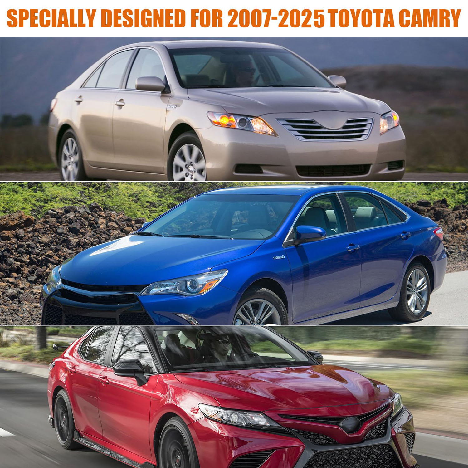 Covelta Waterproof Full  Car Cover for 2007–2026 Toyota Camry