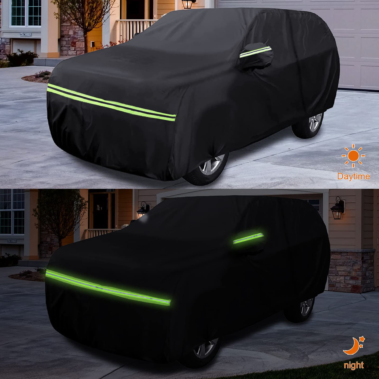 Covelta Waterproof Full Car Cover for 2007–2026 Chevy Suburban / GMC Yukon XL / Cadillac Escalade ESV