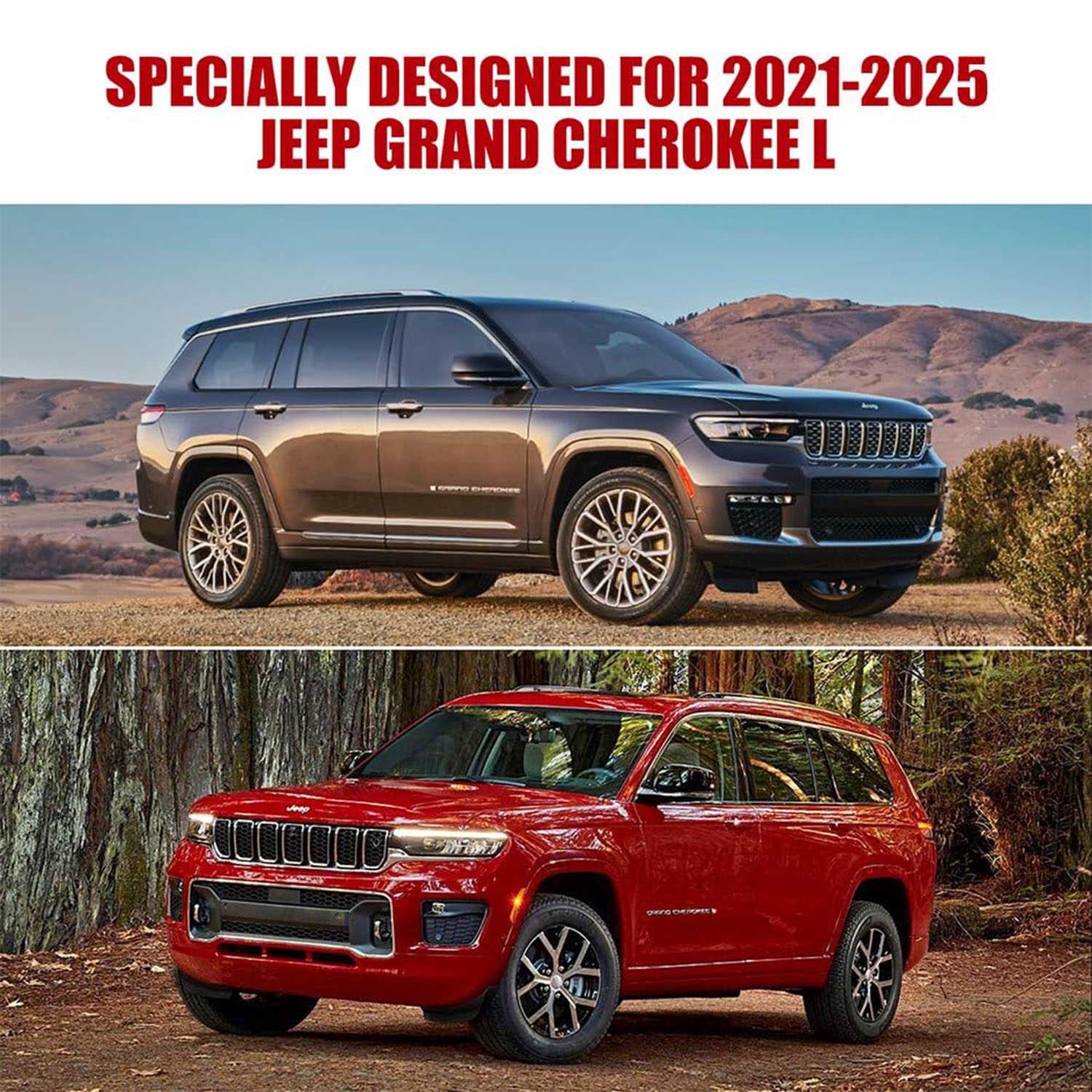 Covelta Waterproof Full Car Cover for 2021–2026 Jeep Grand Cherokee L