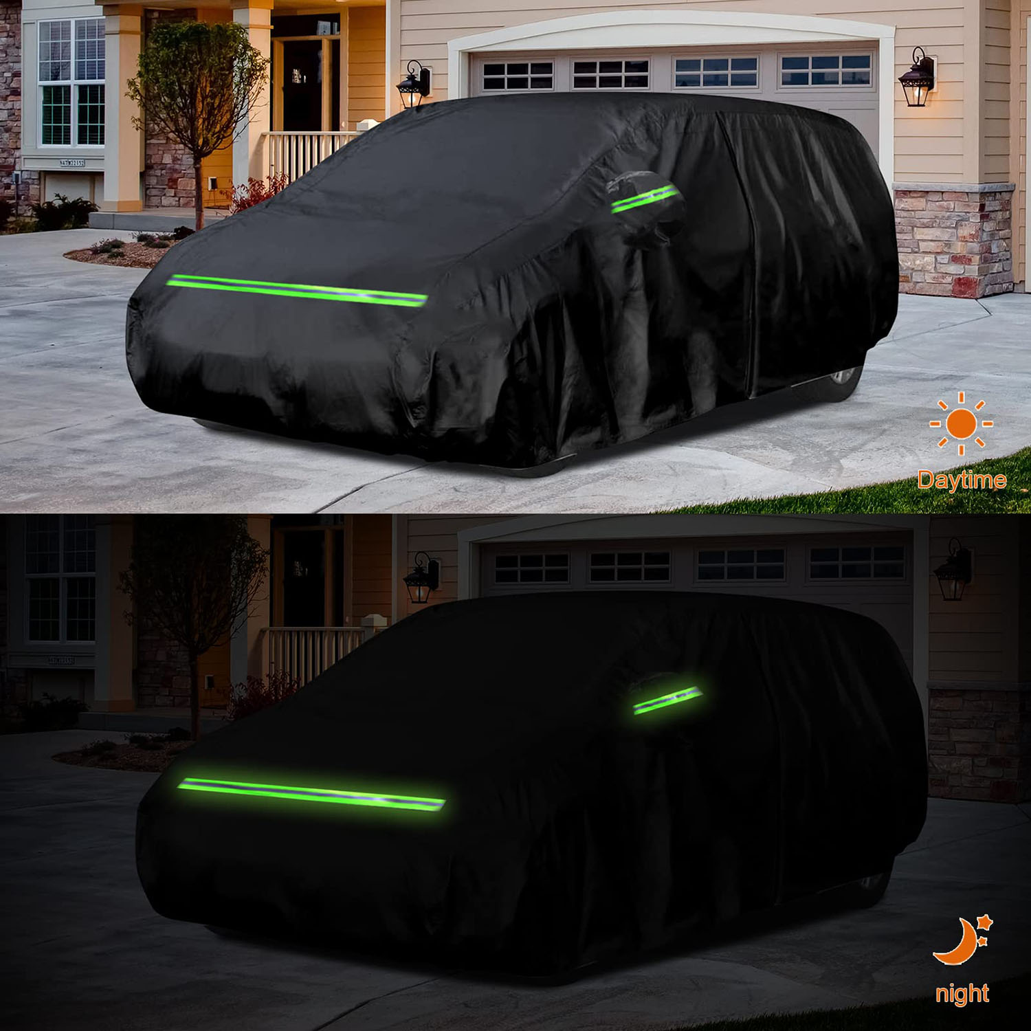 Covelta Waterproof Full Car Cover for 2003–2026 Toyota Sienna Minivan