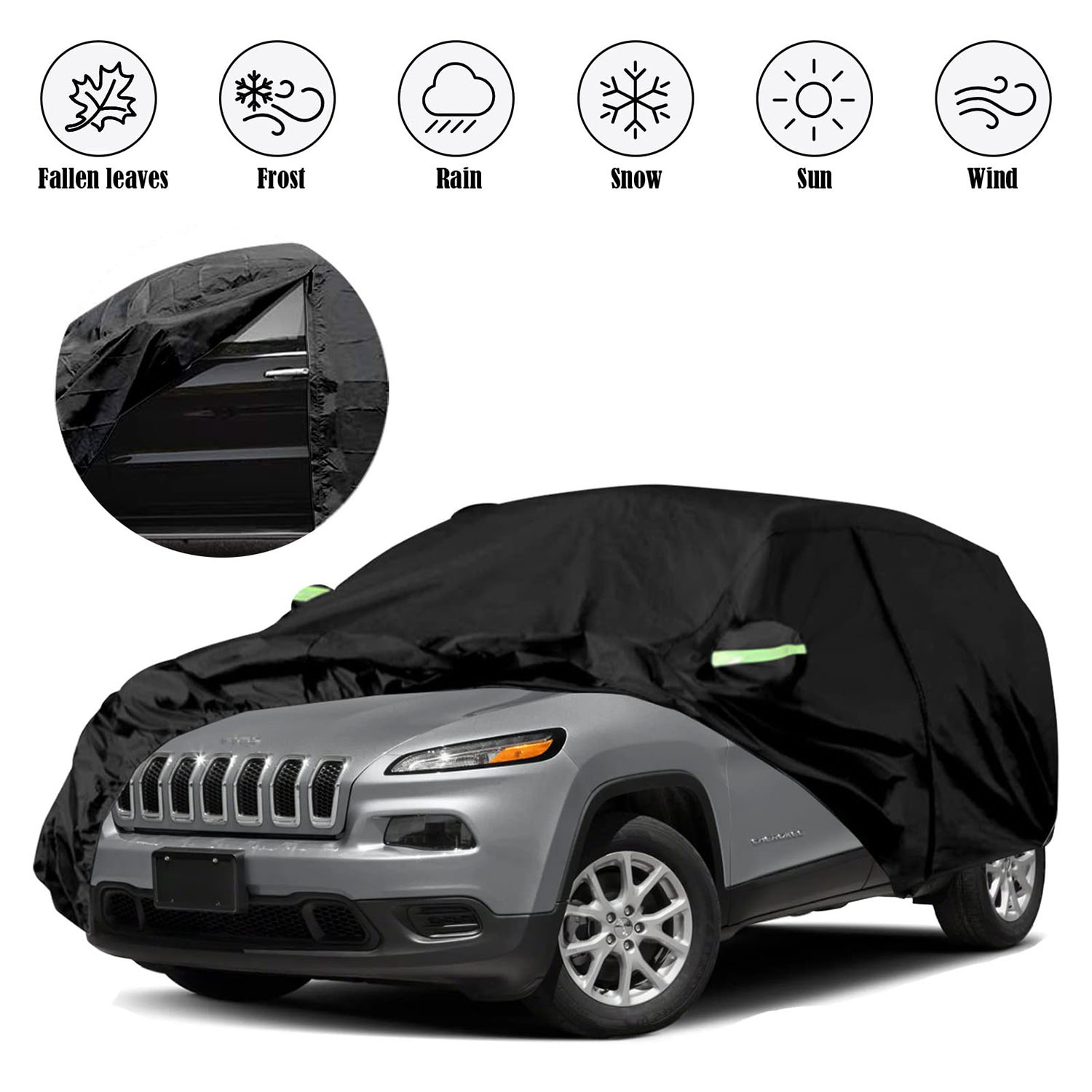 Covelta Waterproof Full Car Cover for 2014–2026 Jeep Cherokee