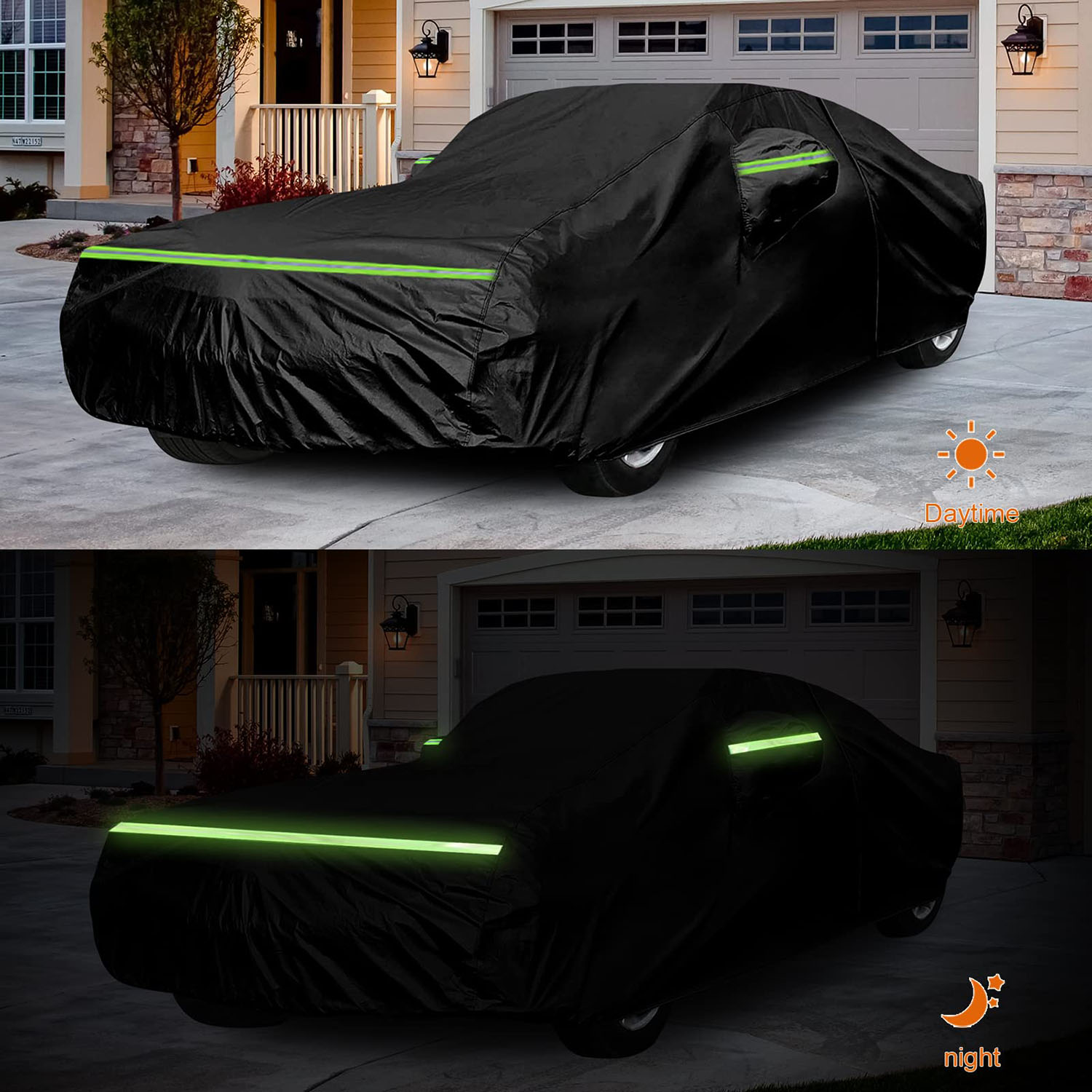 Covelta Waterproof Full Car Cover for 1979–1993 Ford Mustang