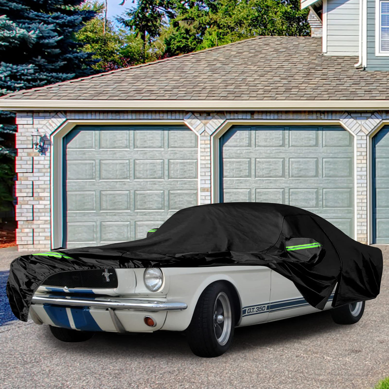 Covelta Waterproof Full Car Cover for 1979–1993 Ford Mustang