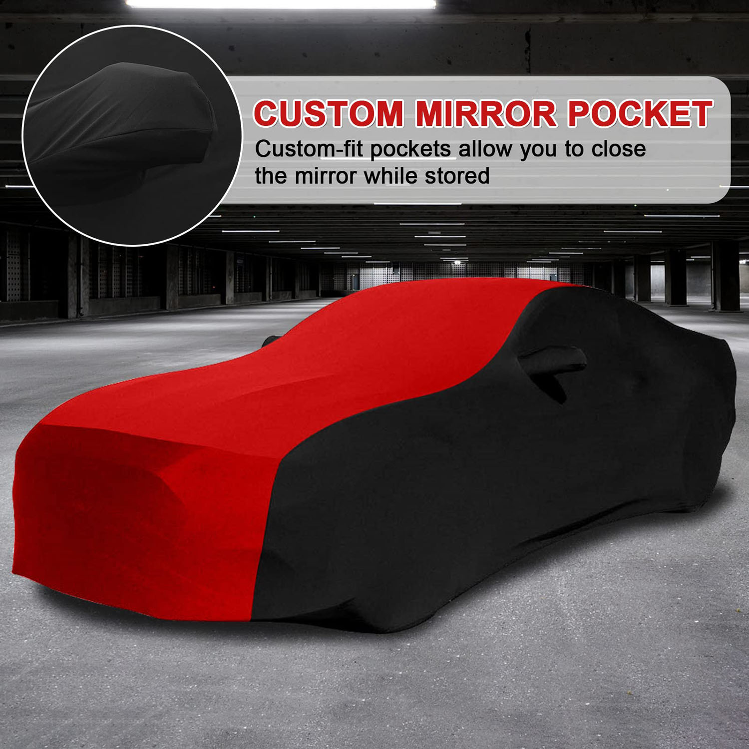 Covelta Indoor Stretch Satin Car Cover for 1994–2026 Ford Mustang