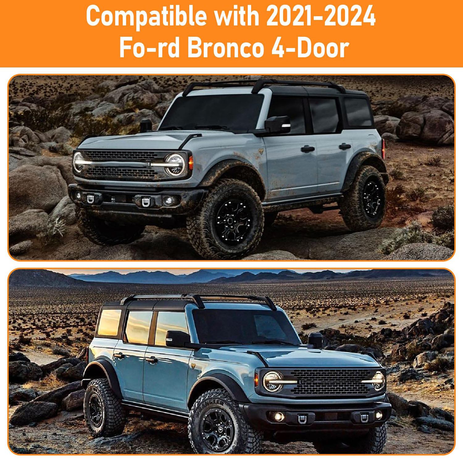 Covelta Heavy Duty Cab Cover for 2021–2024 Ford Bronco 4 Door
