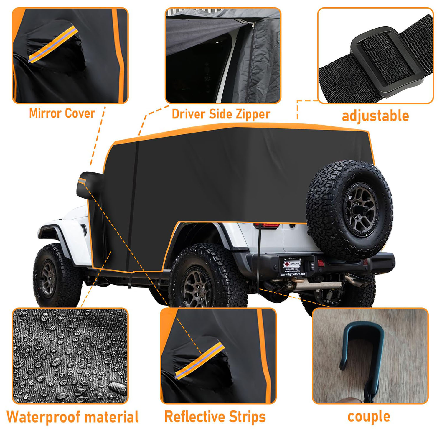 Covelta Heavy Duty Cab Cover for 2021–2024 Ford Bronco 4 Door