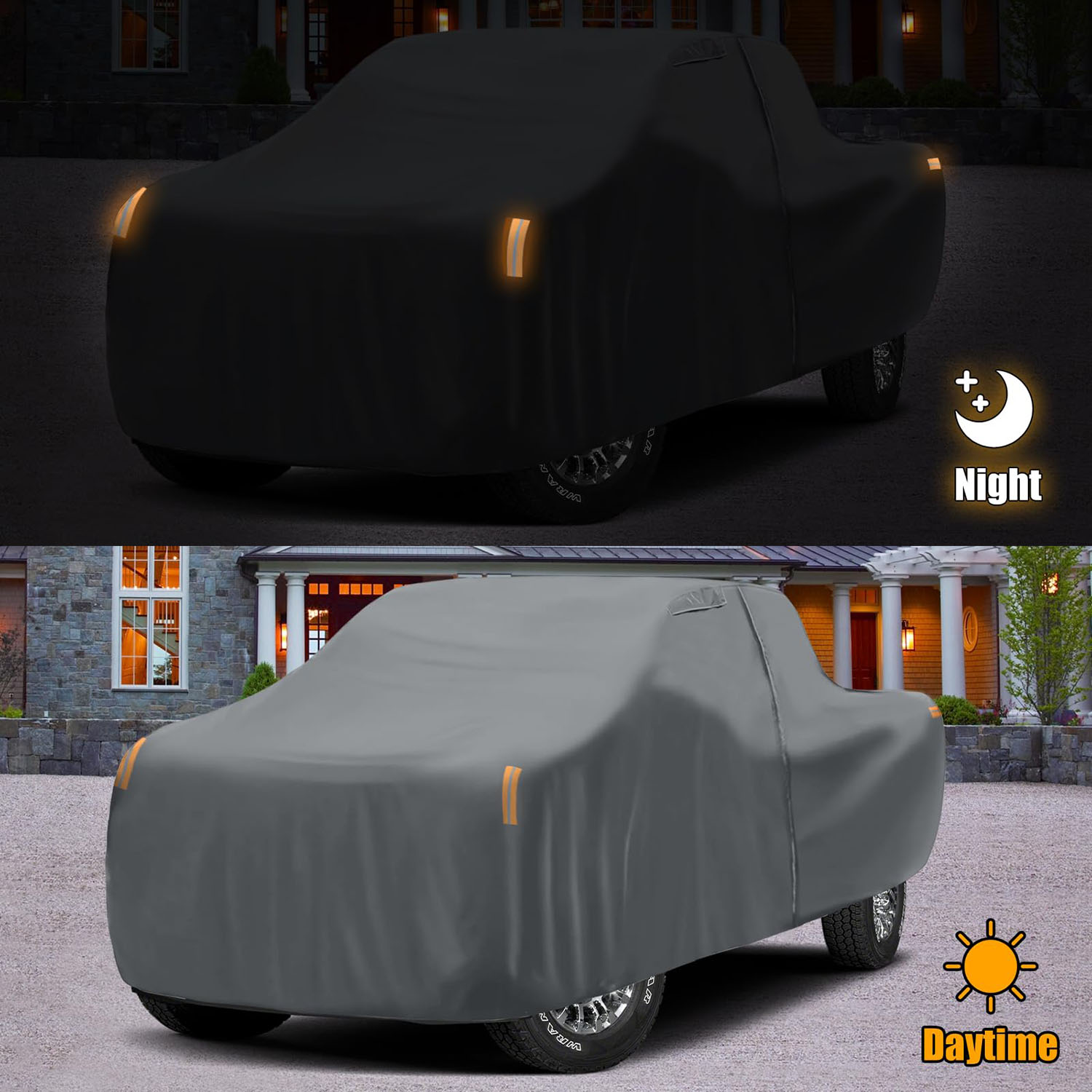 Covelta Waterproof Truck Cover for F-Series / Silverado / Ram Crew Cab 6.5 ft Bed