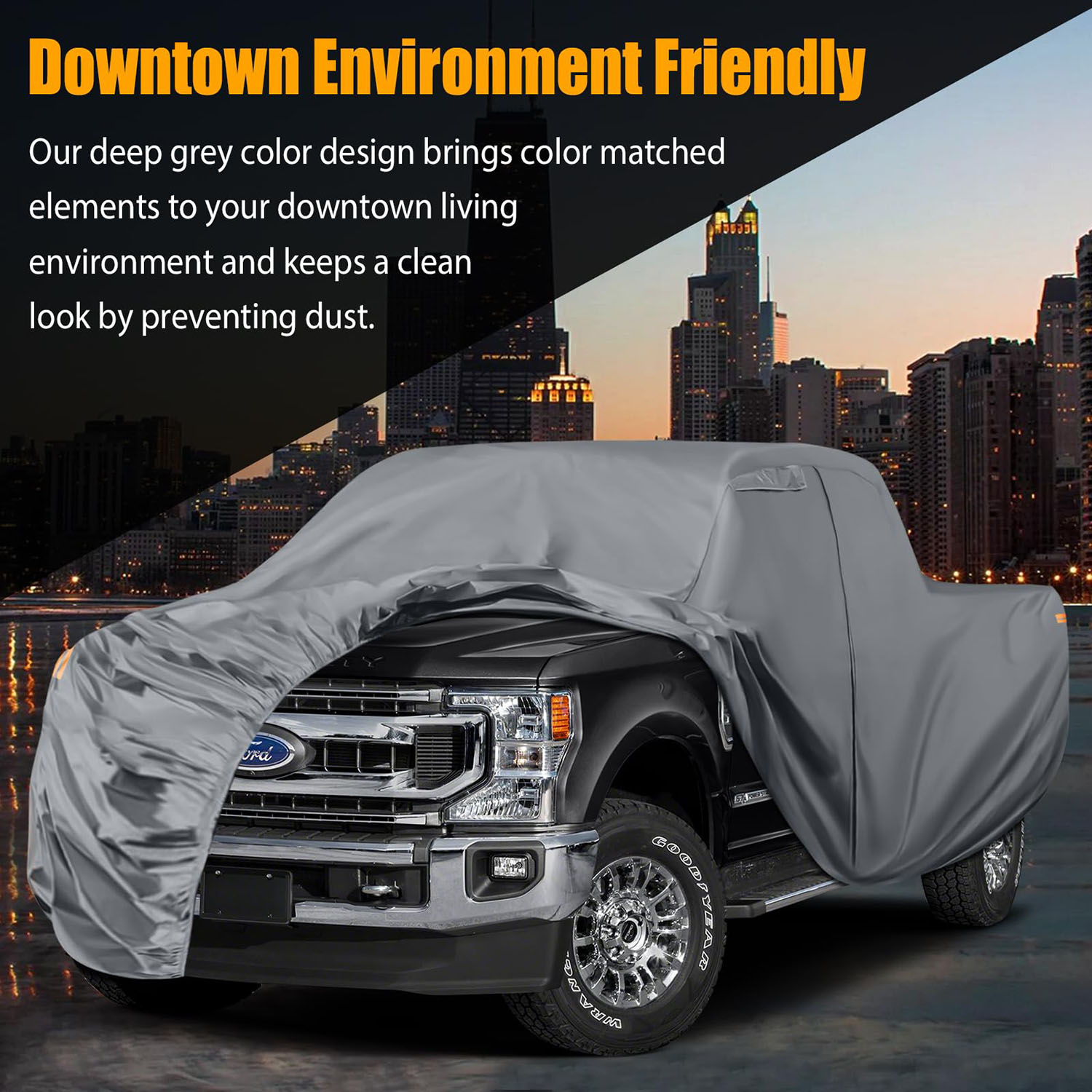 Covelta Waterproof Truck Cover for F-Series / Silverado / Ram Crew Cab 6.5 ft Bed