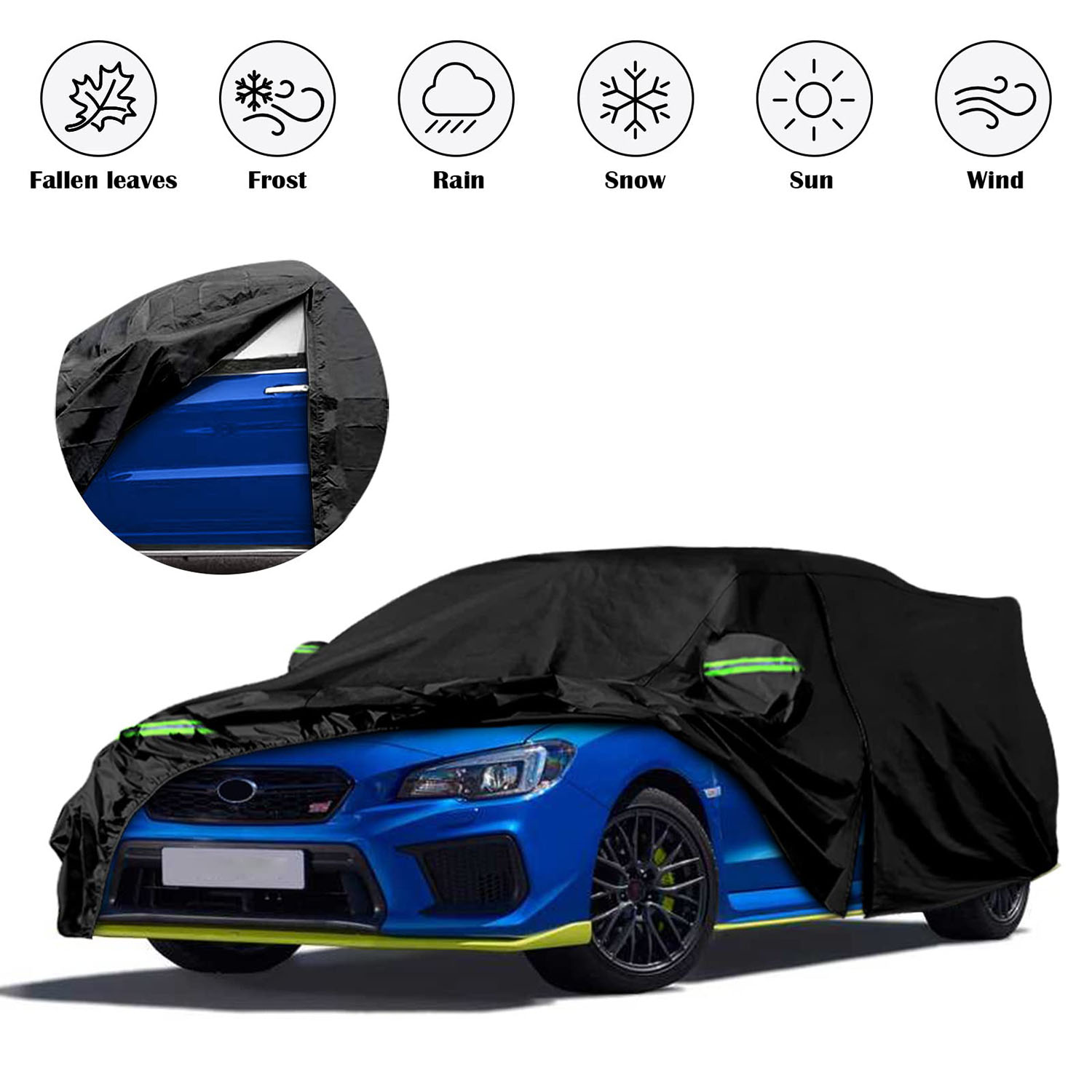 Covelta Waterproof Full Car Cover for 2007–2026 Subaru WRX / Impreza STI